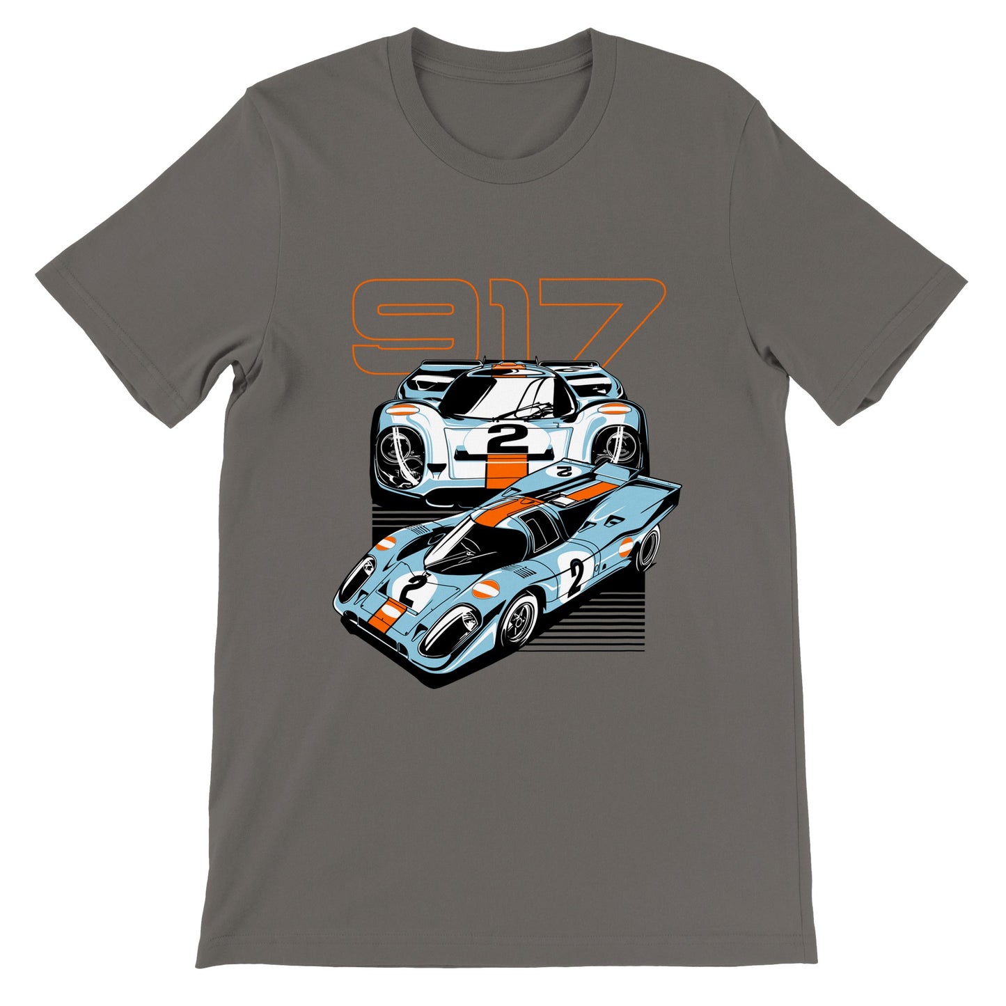 Car T-shirt - The Super Car 917 - Artwork - Premium Unisex T-shirt