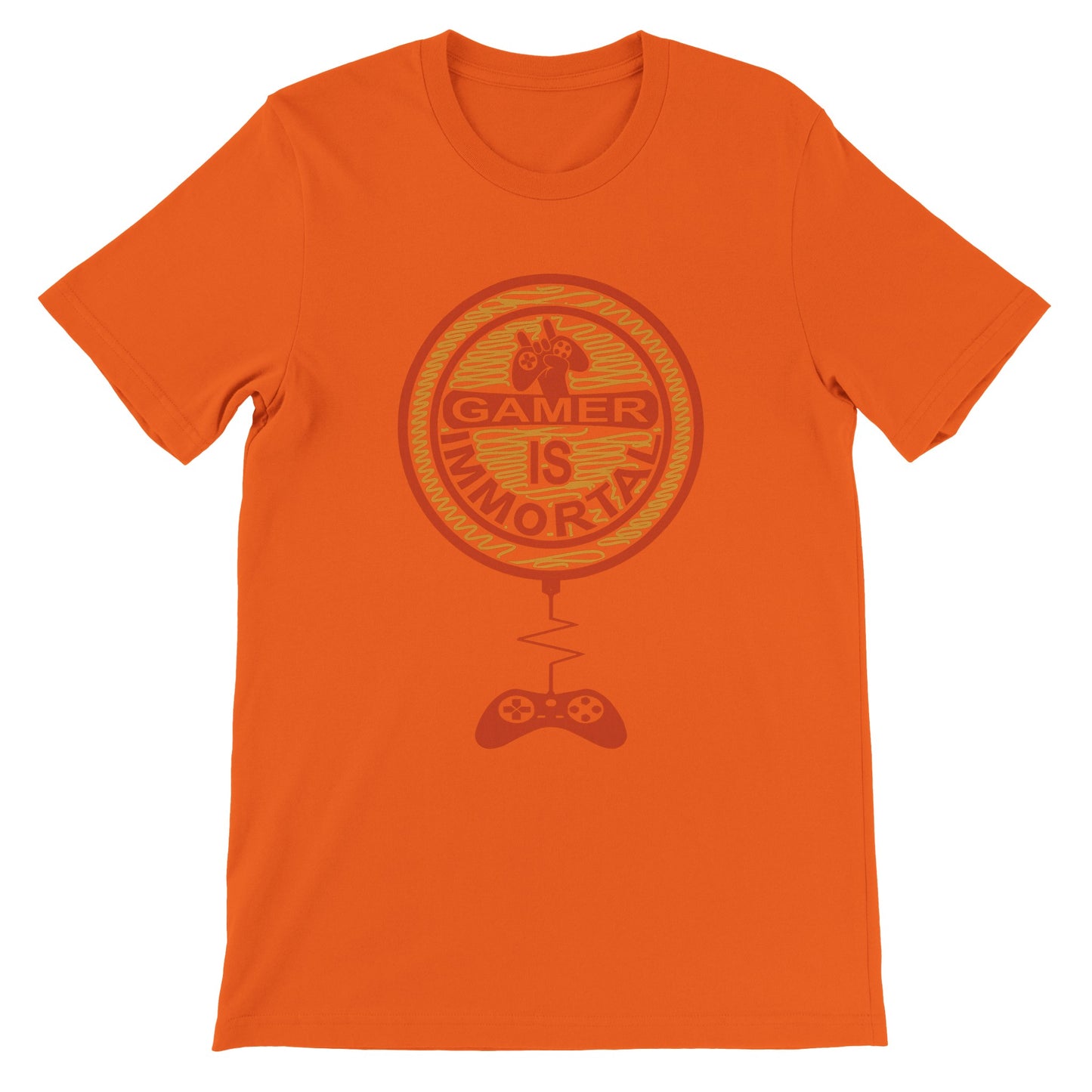 Gaming T-shirts - Gamer Is Immortal - Premium Unisex T-shirt