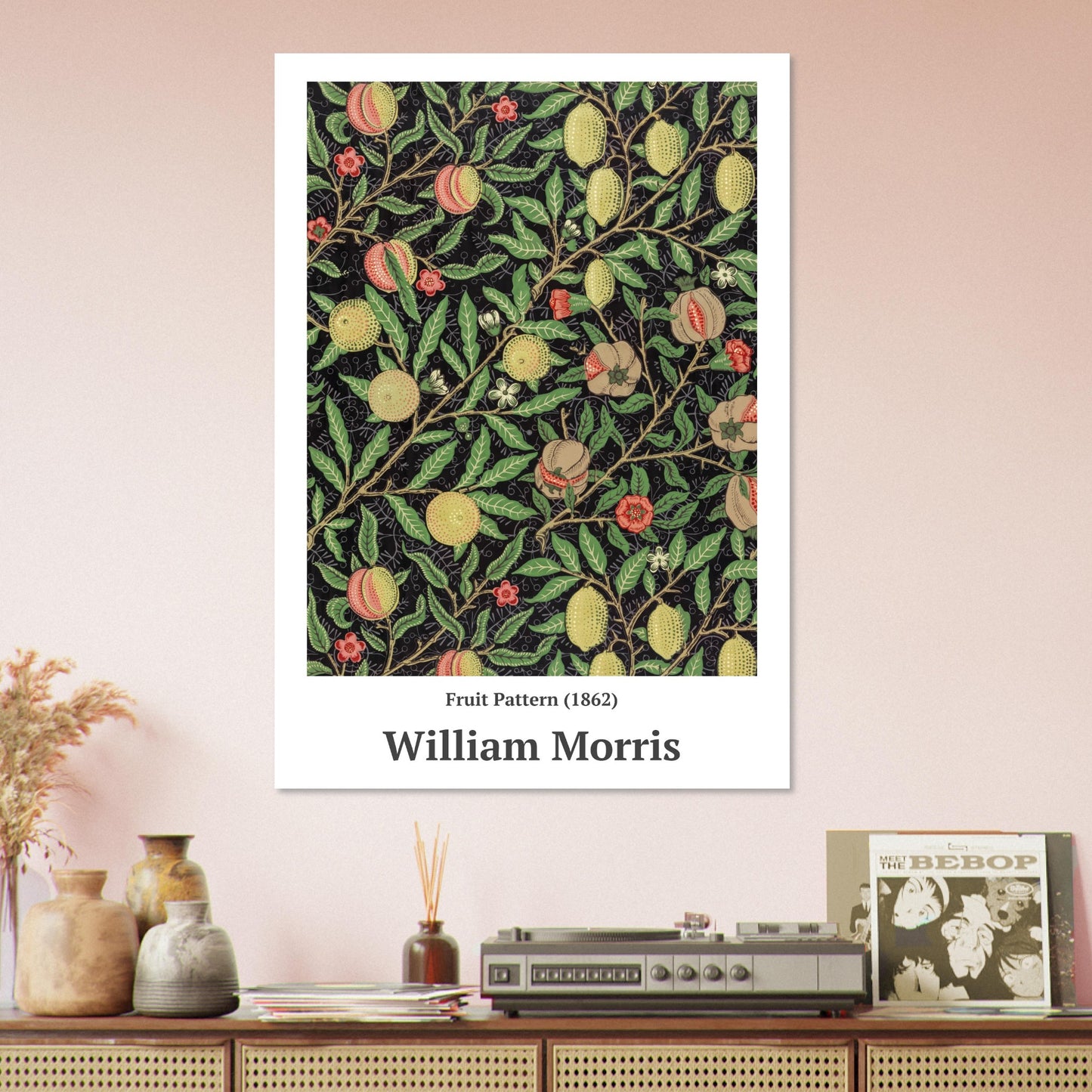 William Morris – Fruit Pattern 1862 (Premium Matte Poster)