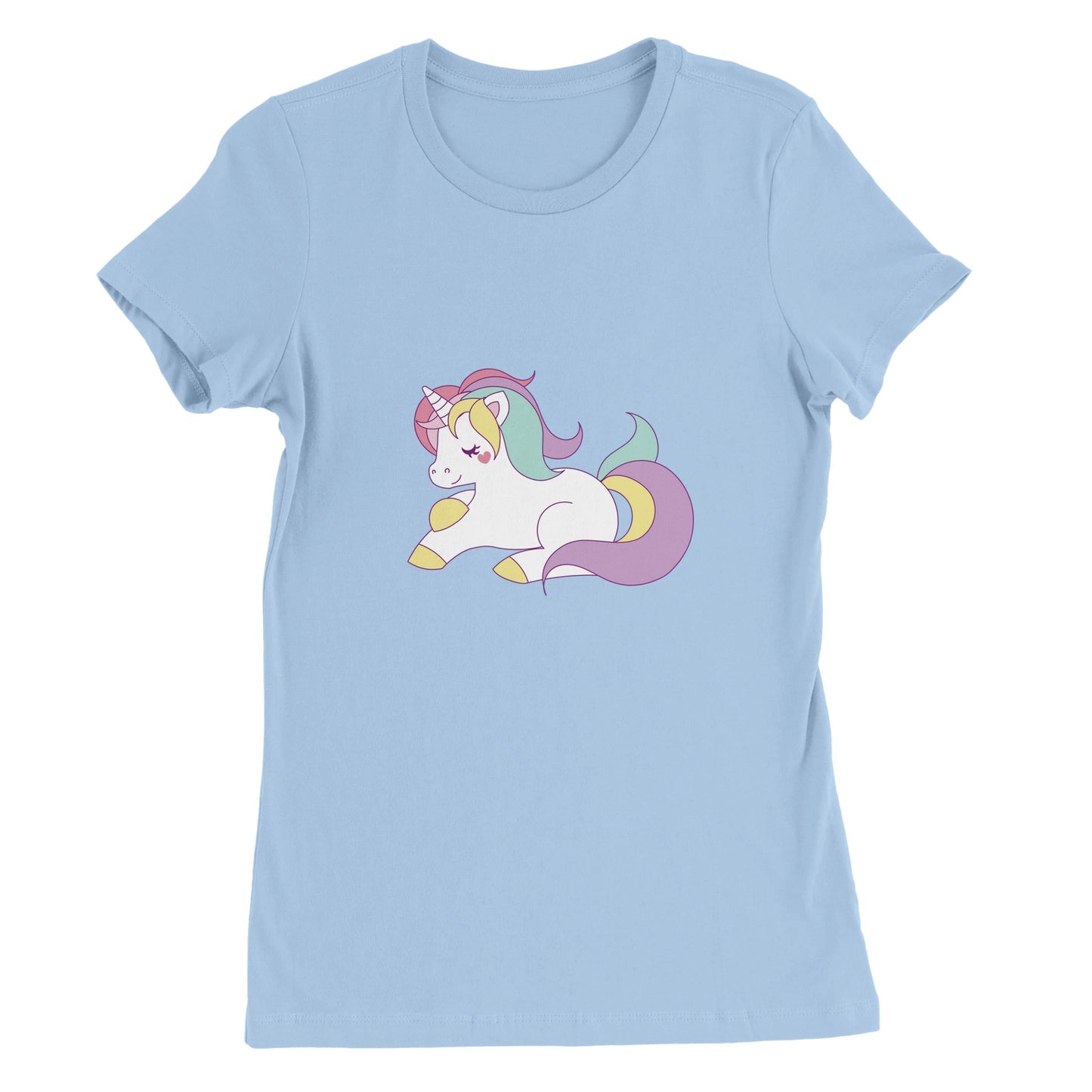 Artwork-T-Shirt – Einhorn-Artwork – Premium-Damen-T-Shirt