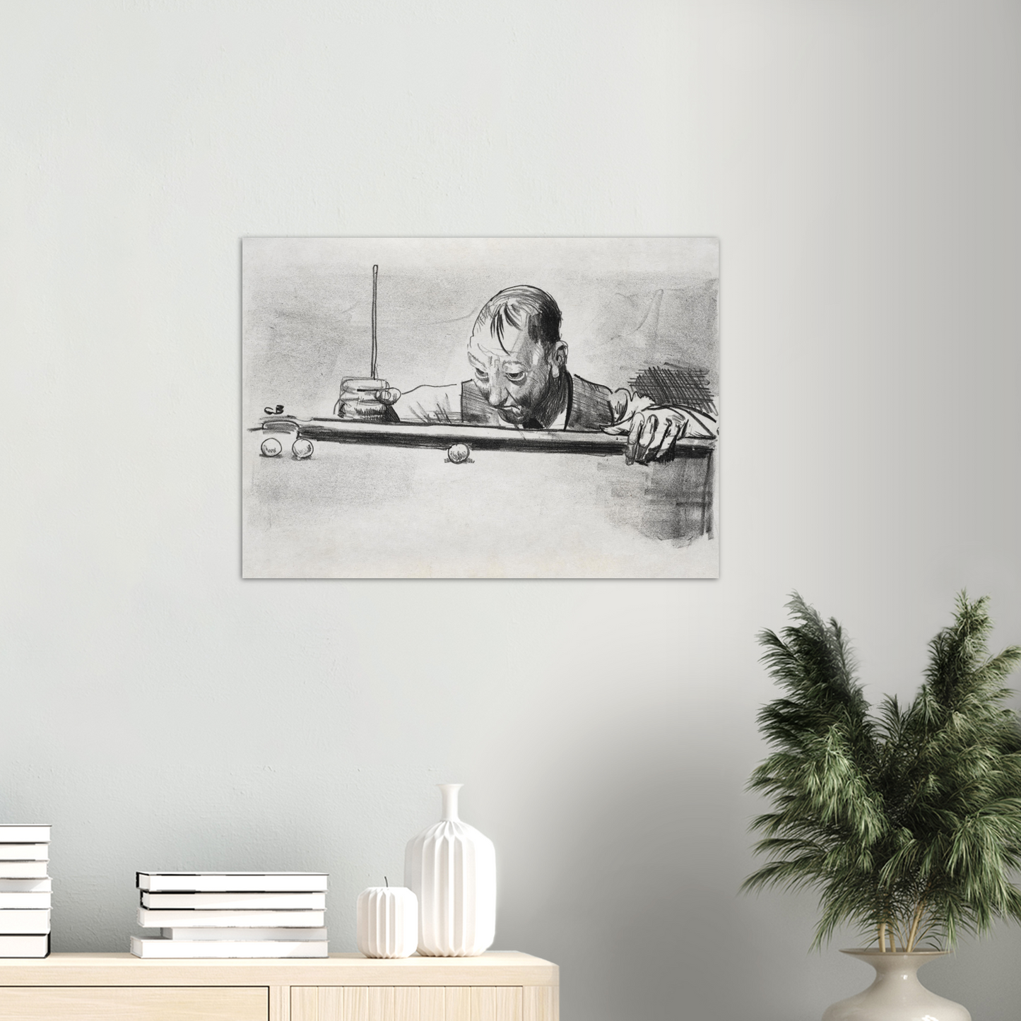 Plakat - Indoor athlete (1921) George Wesley Bellows - Premium Mat Plakat Papir