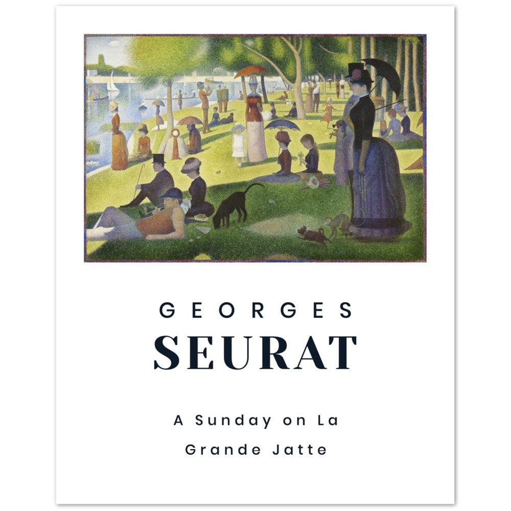 Poster - A Sunday On La Grande Jatte (1884) - Original from The Art Institute of Chicago