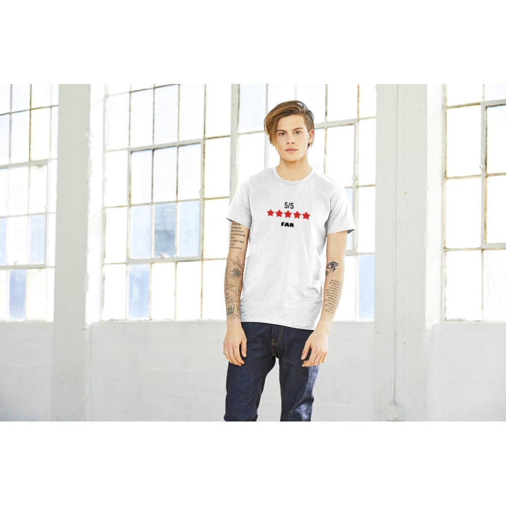 Lustige T-Shirts - 5-Sterne-Vater - Premium-Unisex-T-Shirt