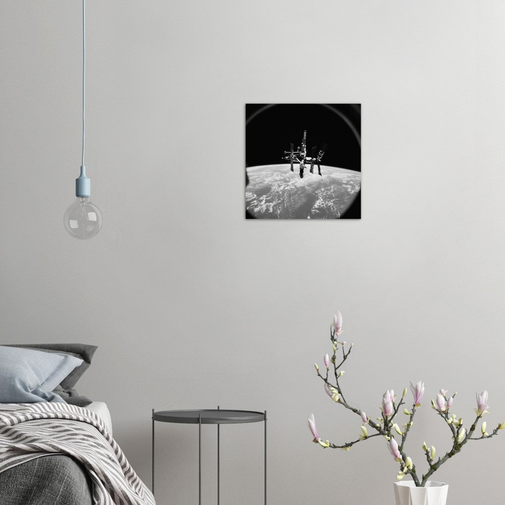 NASA rumstation Mir – stilfuld vægdekoration