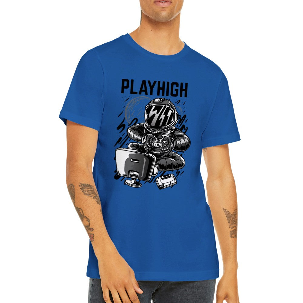 Play High – Gaming T-shirt (Premium Unisex)