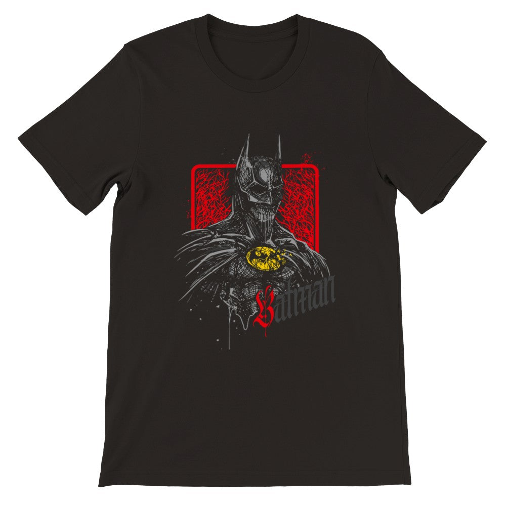 Batman Zombie – Dunkles Filmkunst-T-Shirt (Premium Unisex)