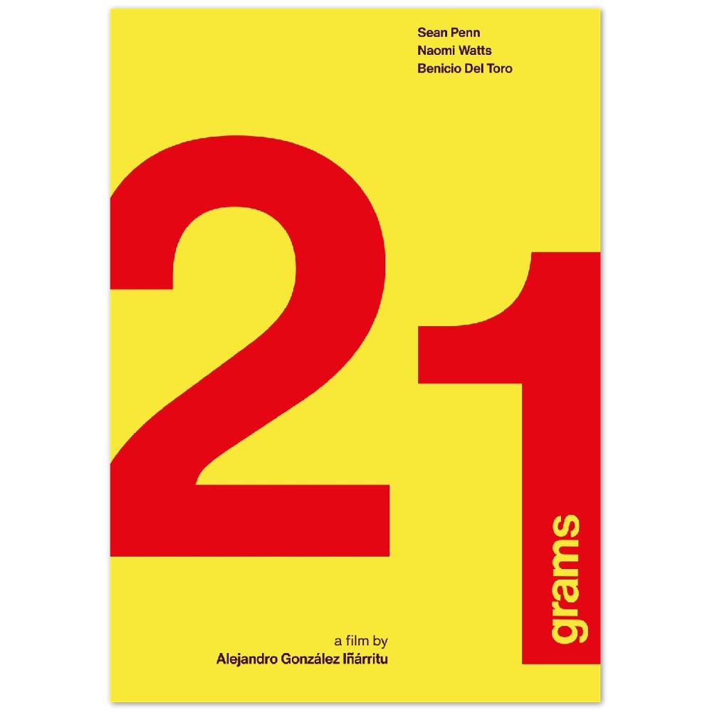 Movie Poster - 21 Grams Artwork Poster