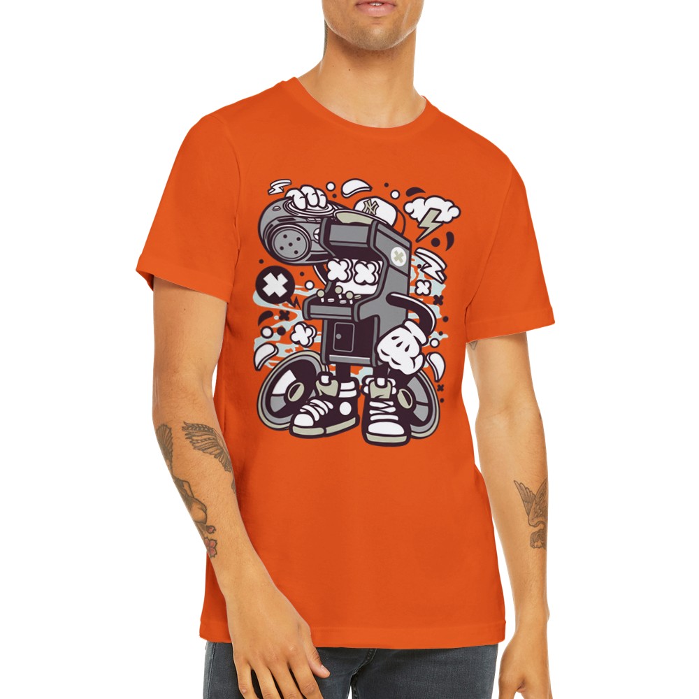 Arcade-Spiel Boombos – Retro-Gaming-T-Shirt (Premium Unisex)