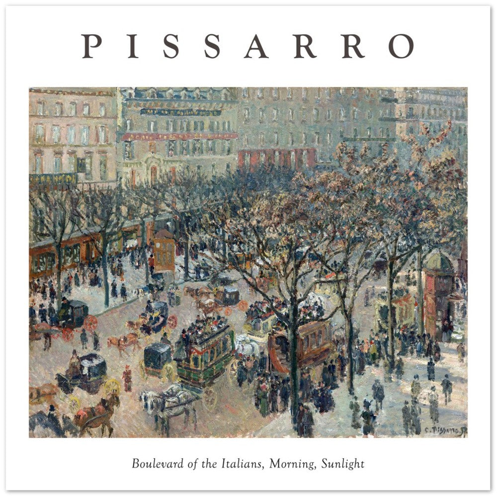 Plakat - Camille Pissarro Boulevard of the Italians