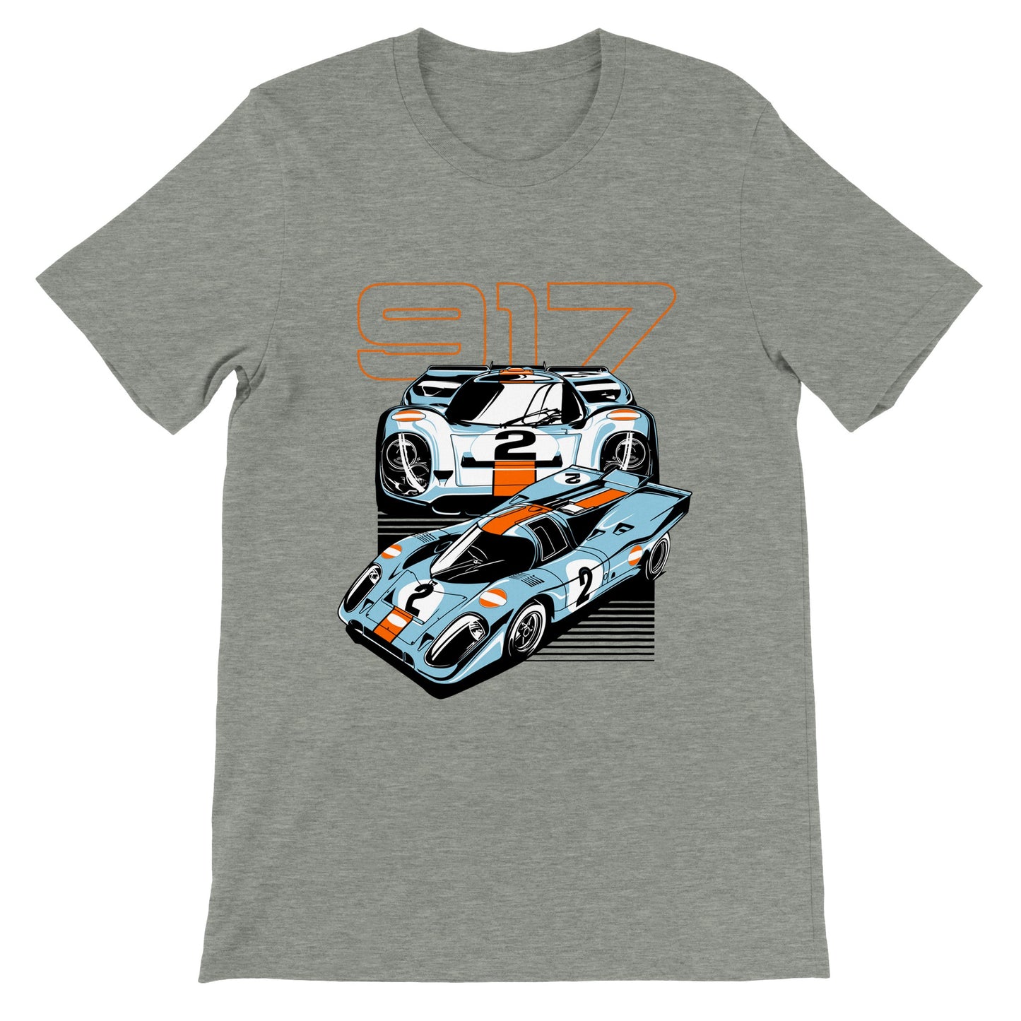 Car T-shirt - The Super Car 917 - Artwork - Premium Unisex T-shirt 