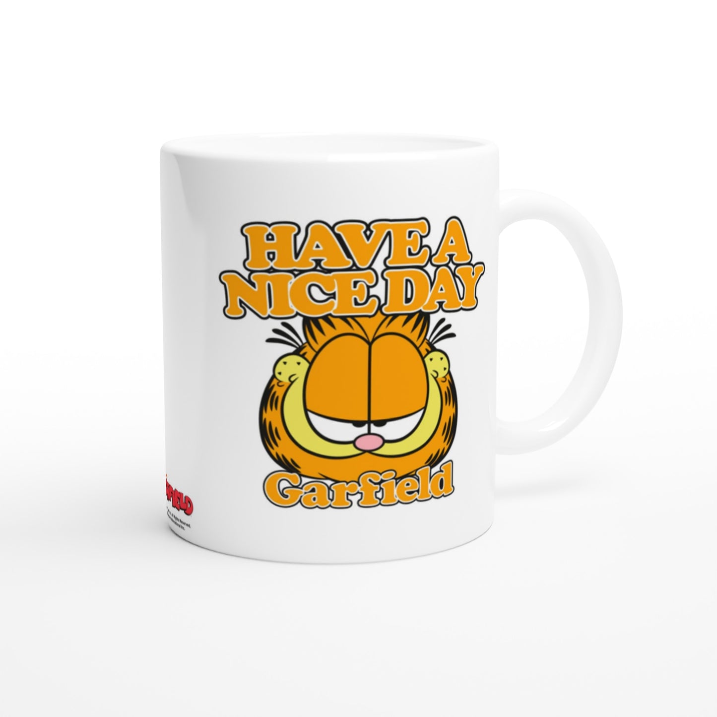 Officielt Garfield Krus - Have A Nice Day - 330ml Hvidt Krus