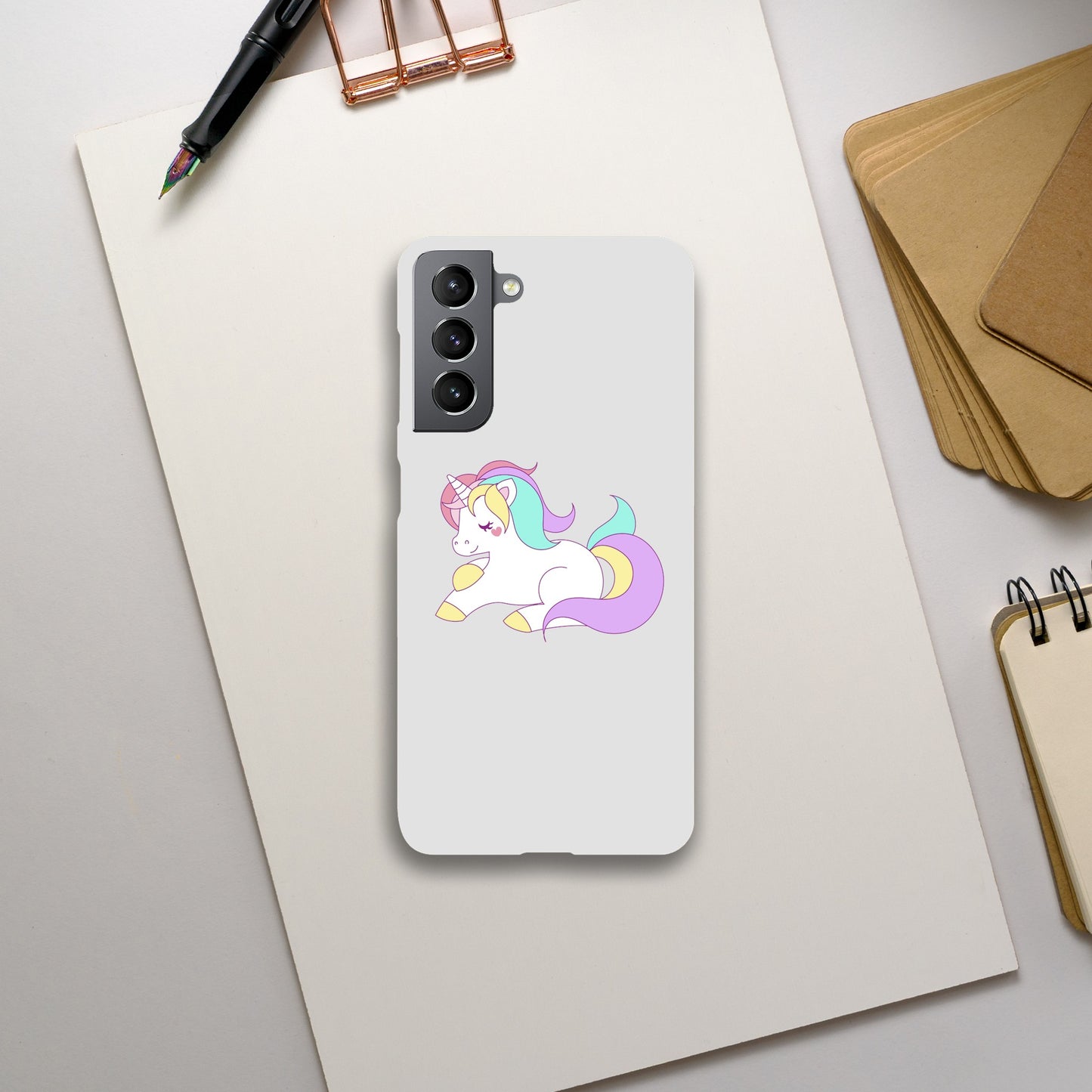 Slim Mobile Cover Artwork Unicorn - Iphone - Samsung