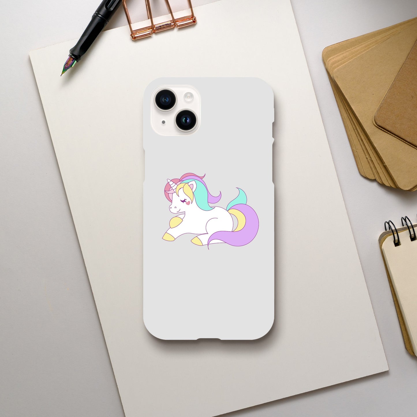 Slim Mobil Cover Artwork Unicorn - Iphone - Samsung