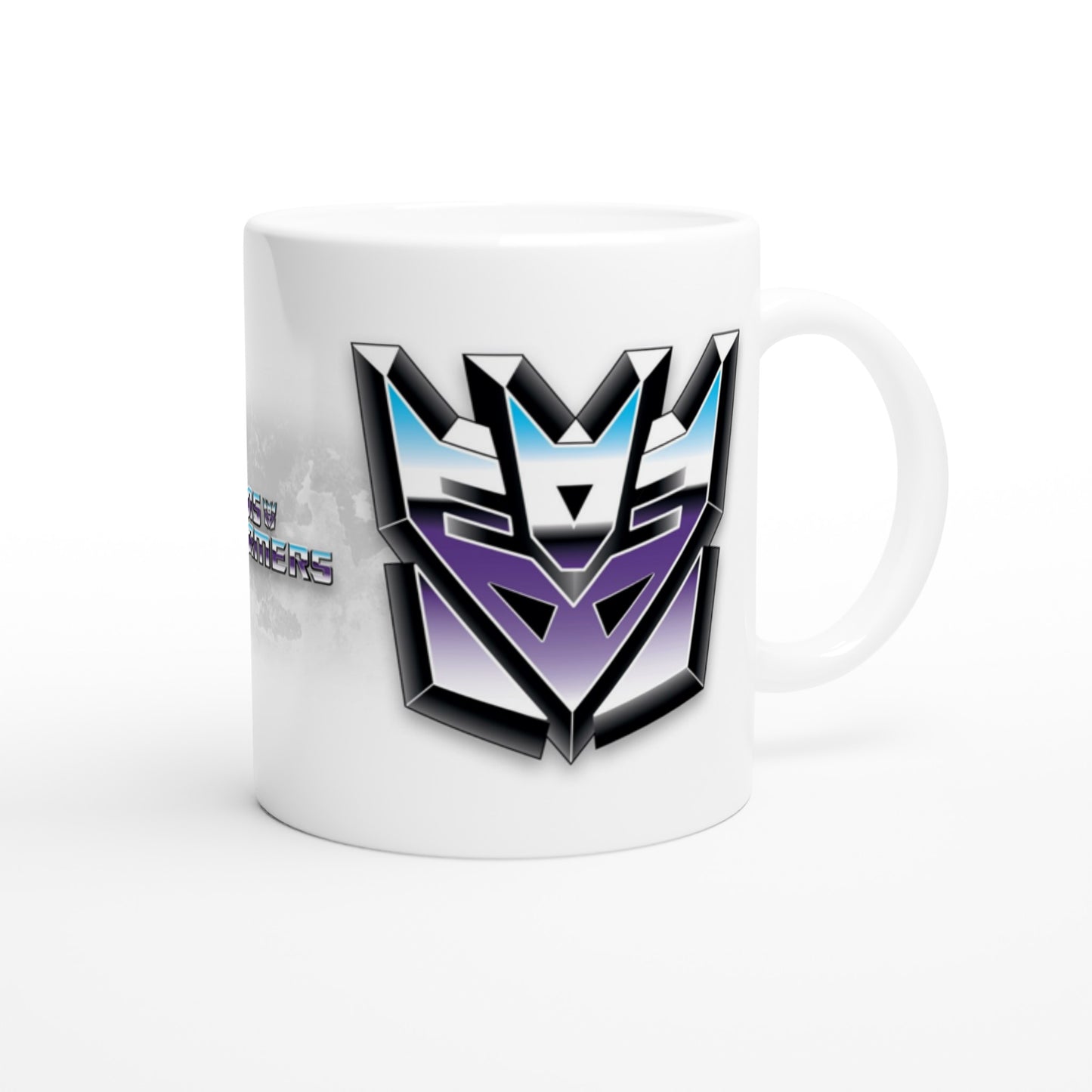 Offizielle Transformers-Tasse – Decepticon – 330 ml, weiße Tasse