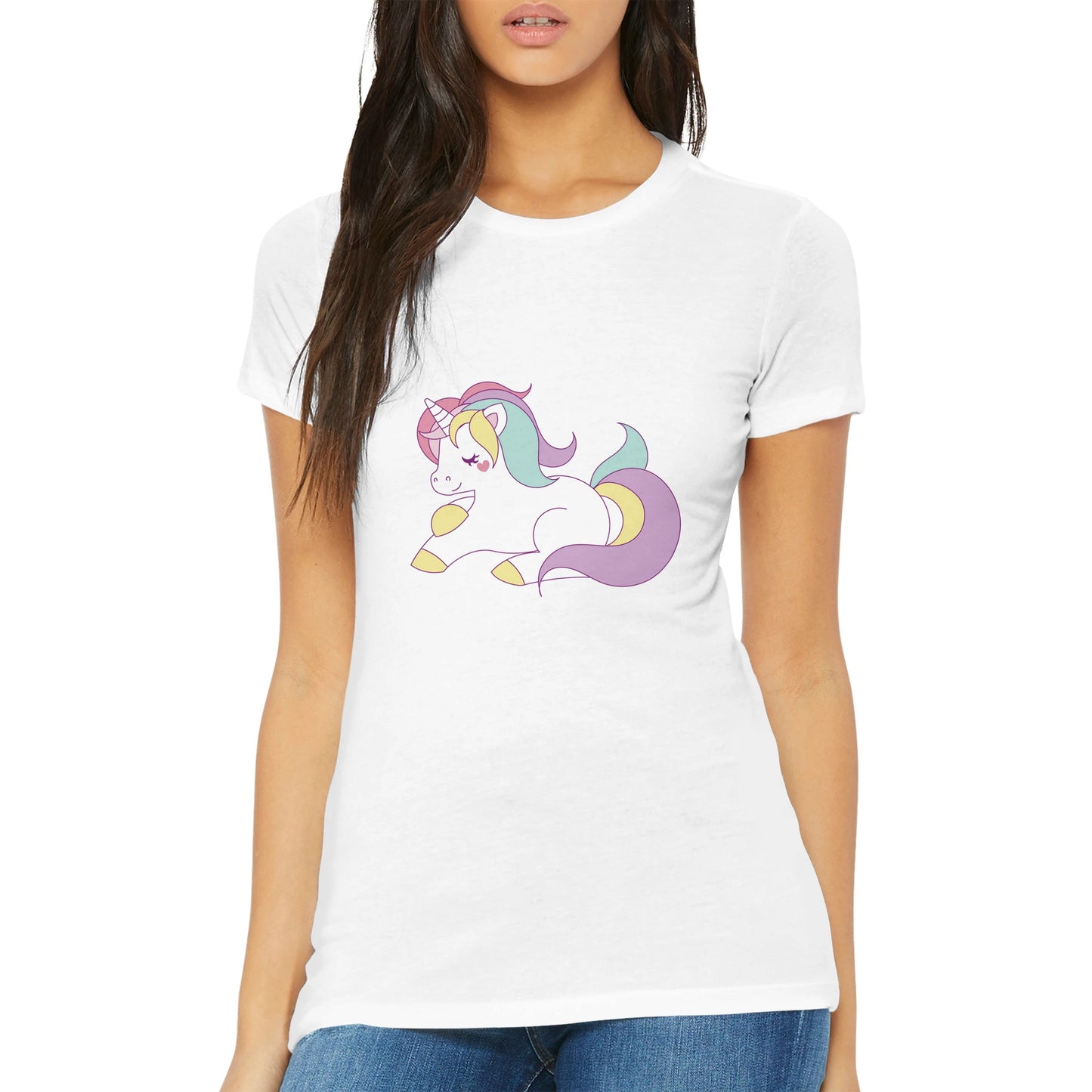 Artwork T-shirt - Unicorn Artwork - Premium Kvinde T-shirt