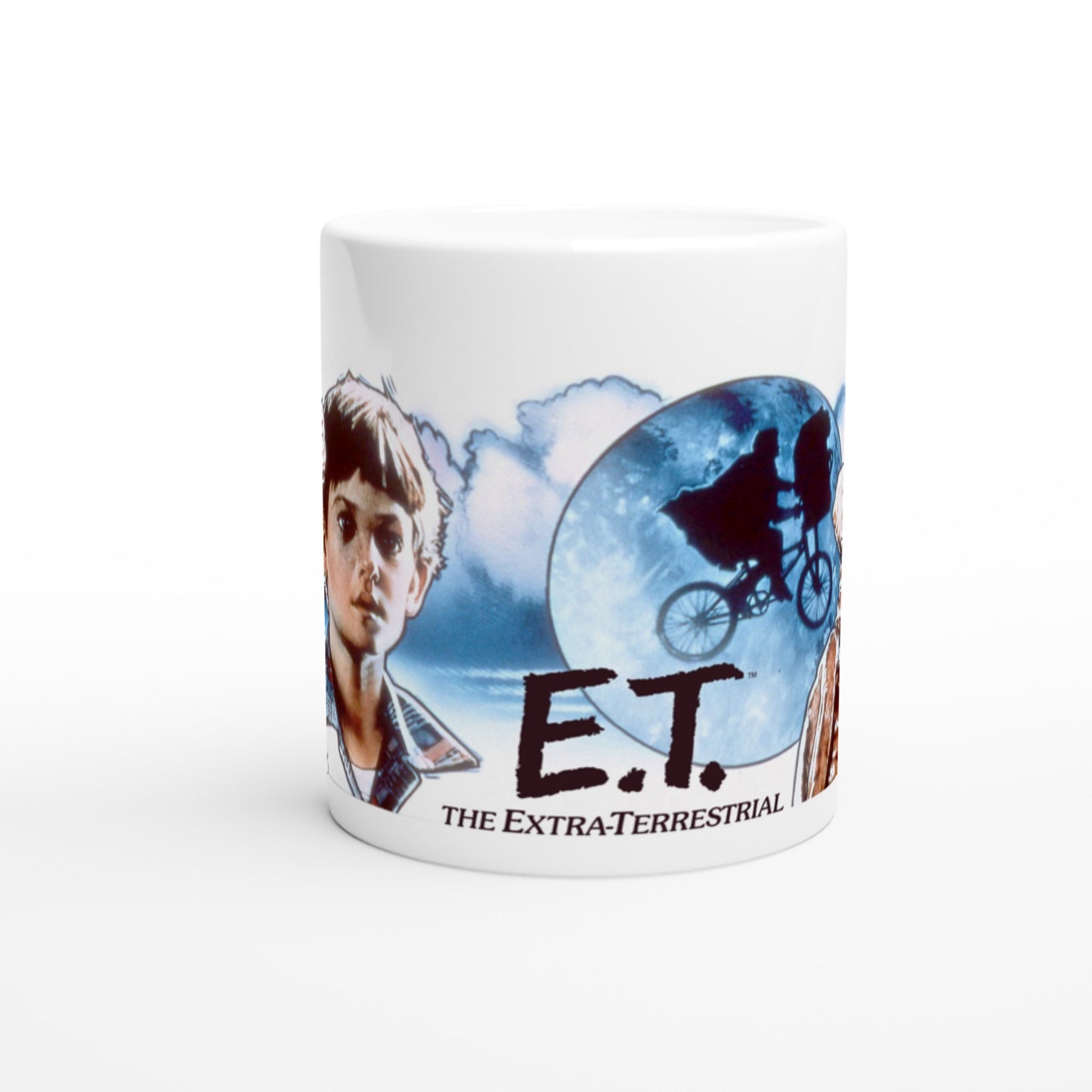 Offizielle ET – The Extra-Terrestrial Tasse – gegossenes Logo – 330 ml weiße Tasse