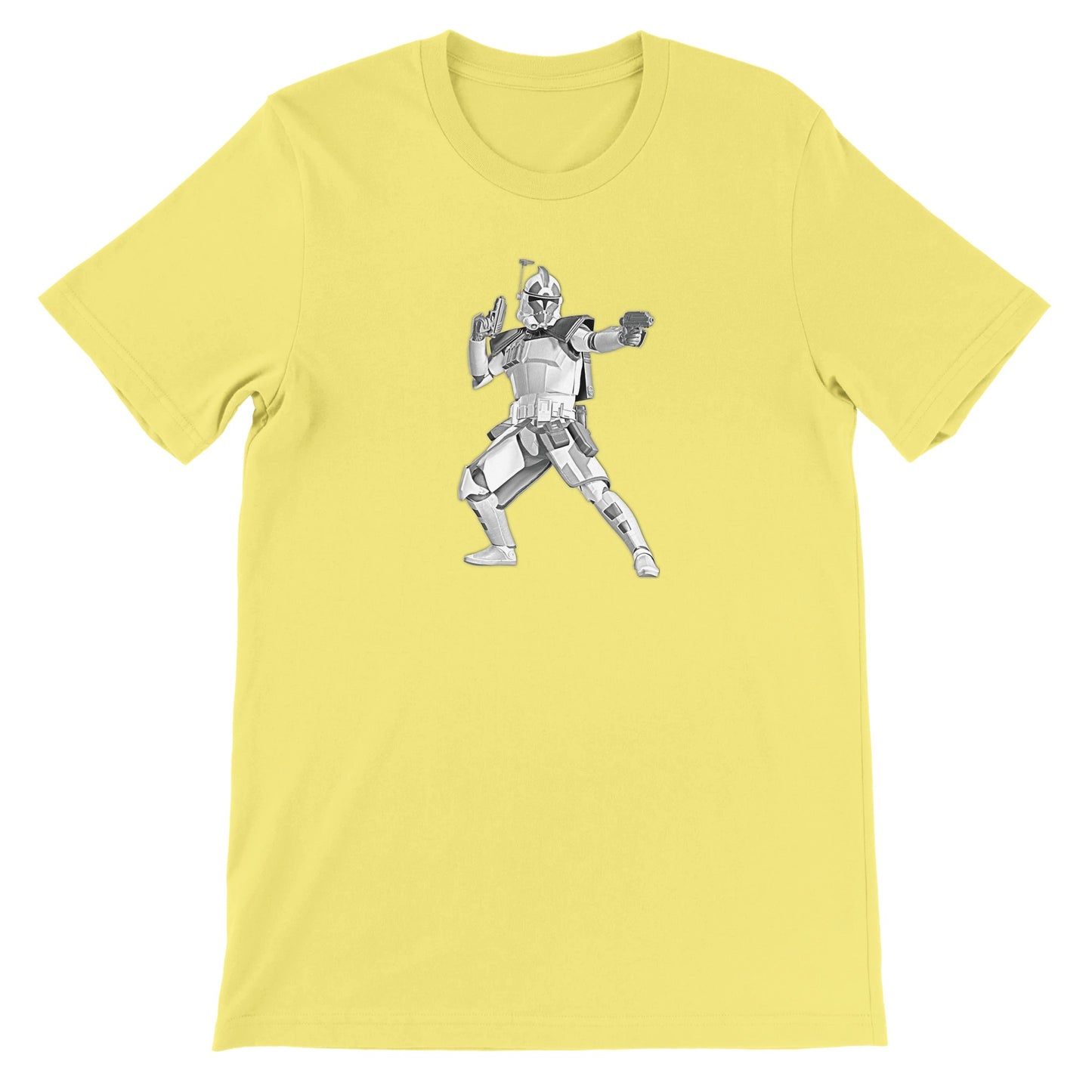 Artwork T-Shirt - Star Wars Stormtrooper Faded Drawing Premium Unisex T-Shirt 