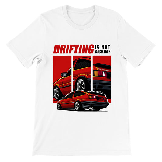 Auto-T-Shirt – Supra The Japanese Drift King Artwork – Premium Unisex T-Shirt 