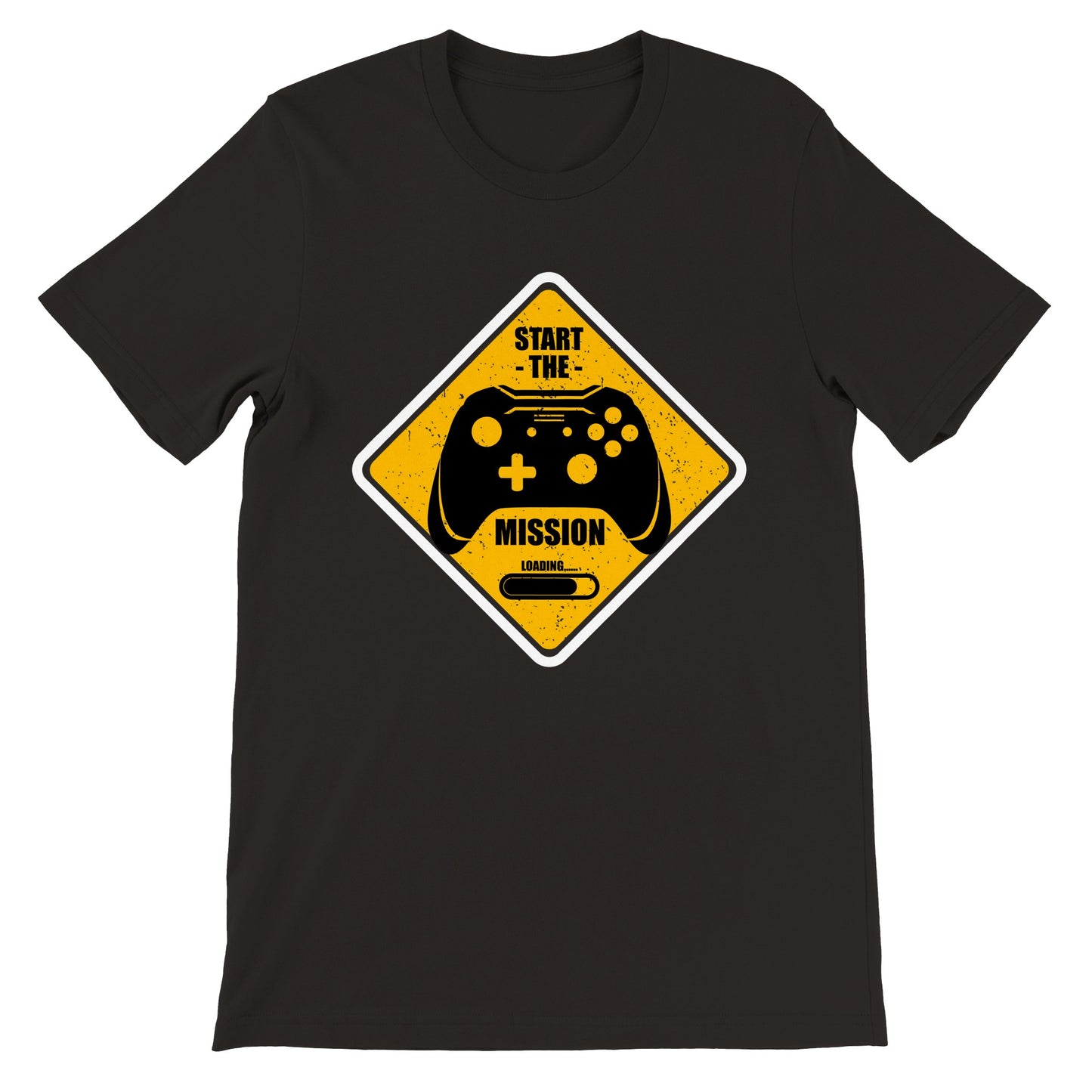 Gaming T-shirt - Start The Mission Loading - Premium Unisex T-shirt