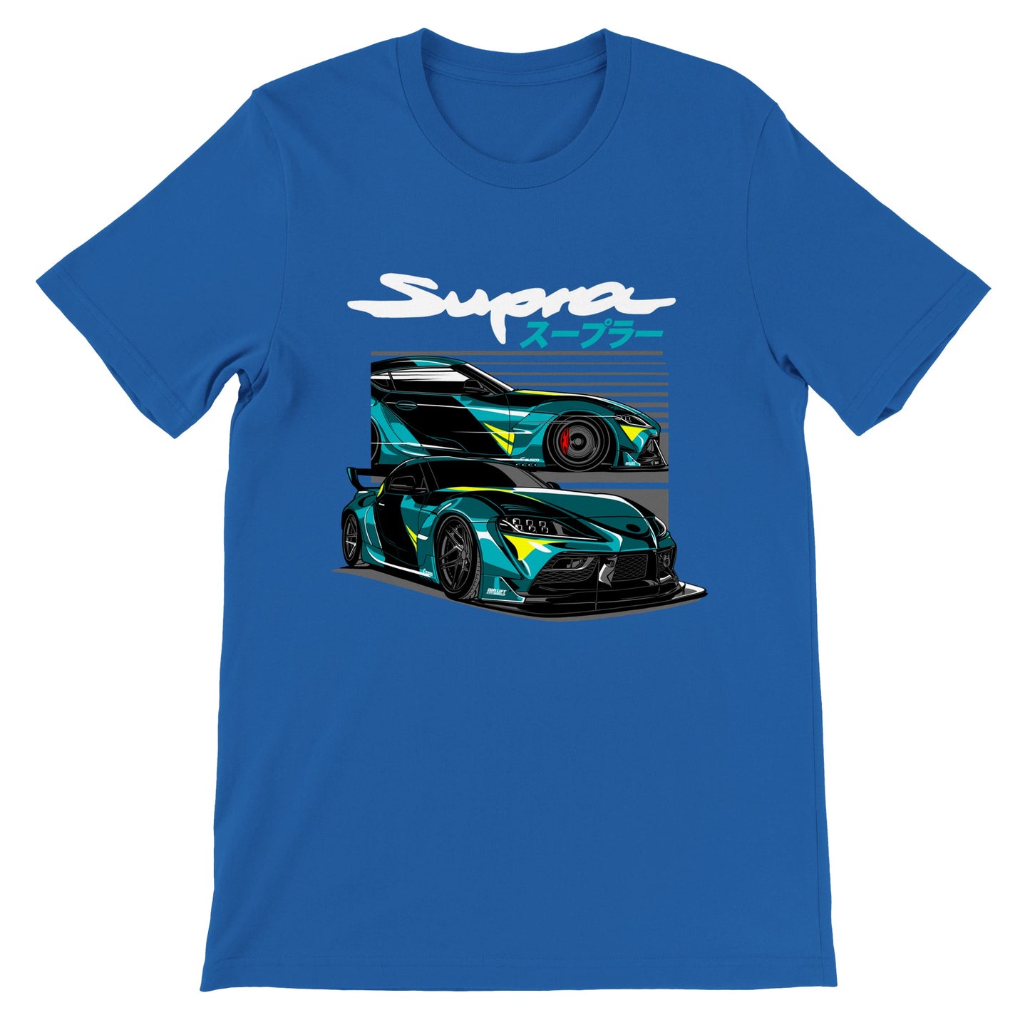 Auto-T-Shirt – Legendärer Supra – The Japanese King Artwork – Premium-Unisex-T-Shirt 