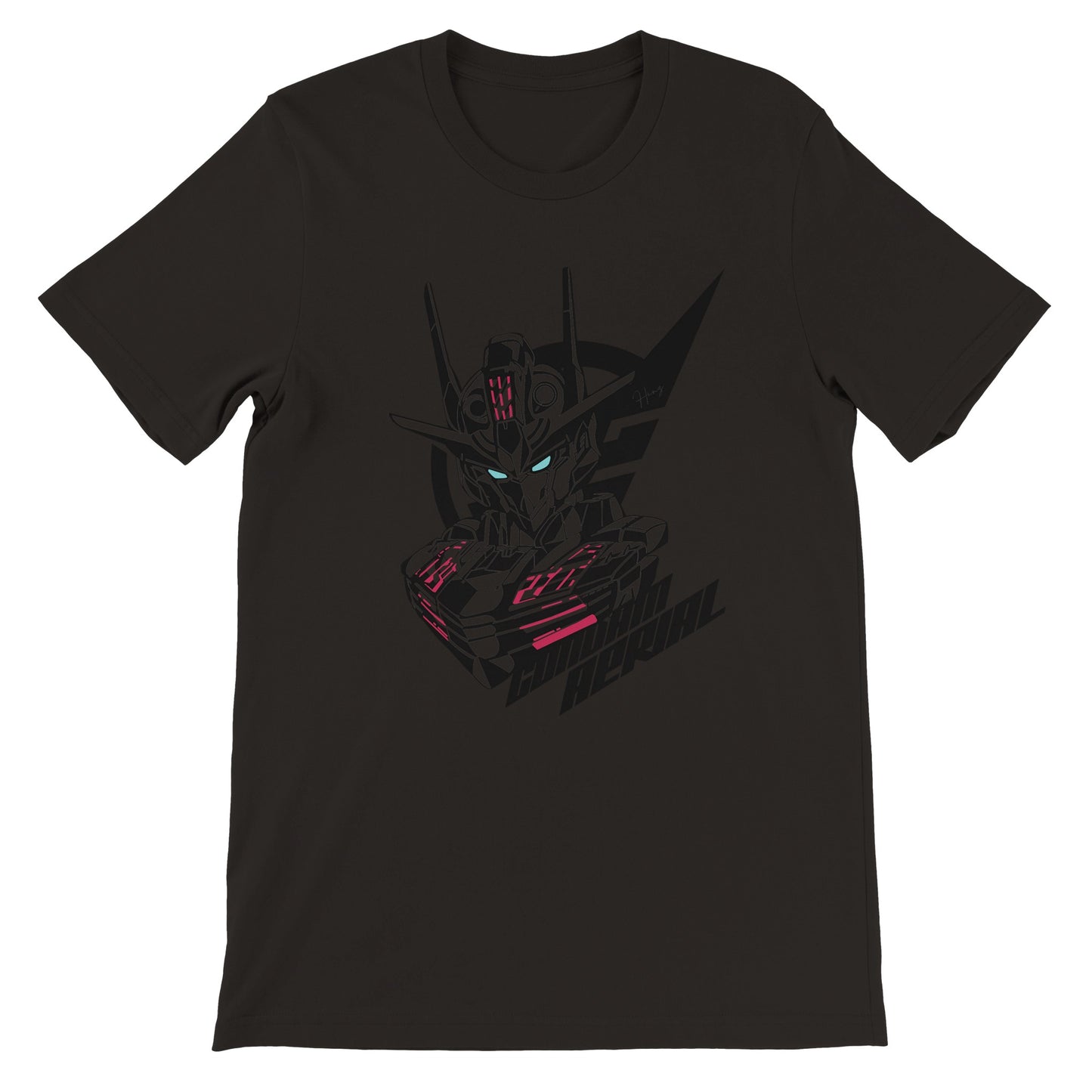 Gundam T-Shirt - Gundam Aerial Artwork - Premium Unisex T-Shirt