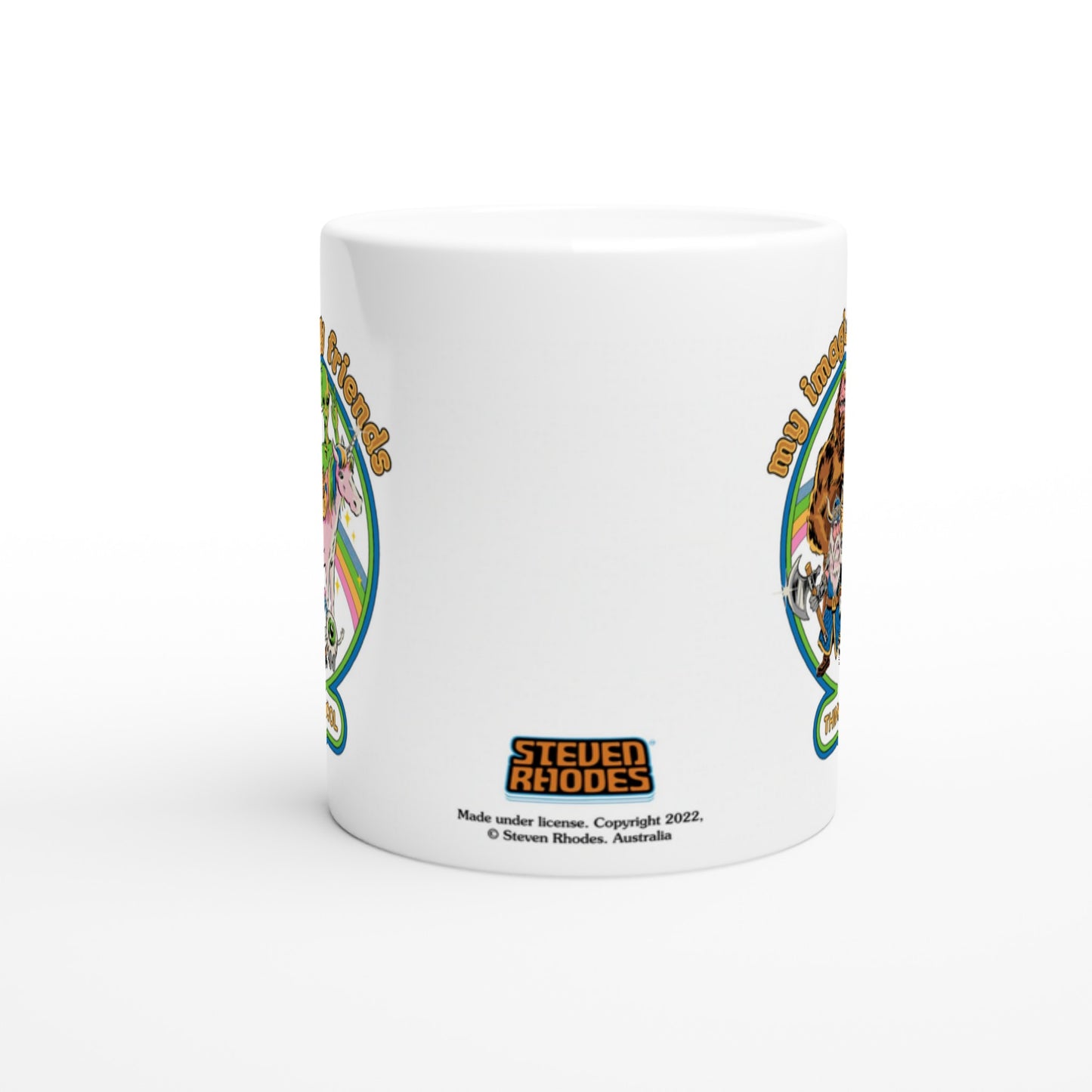 Official Steven Rhodes Mug - My Imaginary Friends - 330ml White Mug