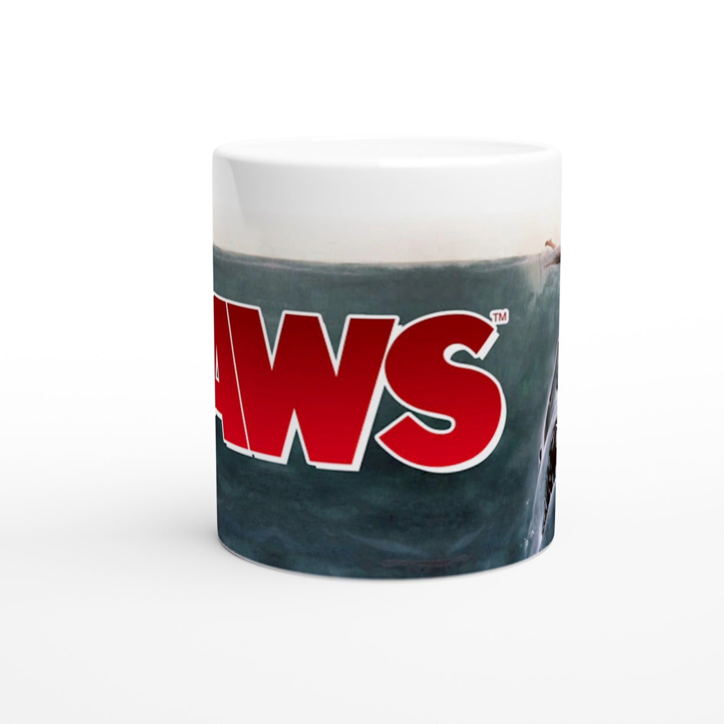 Officielt JAWS Krus - Jaws Surfer - 330ml Hvidt Krus