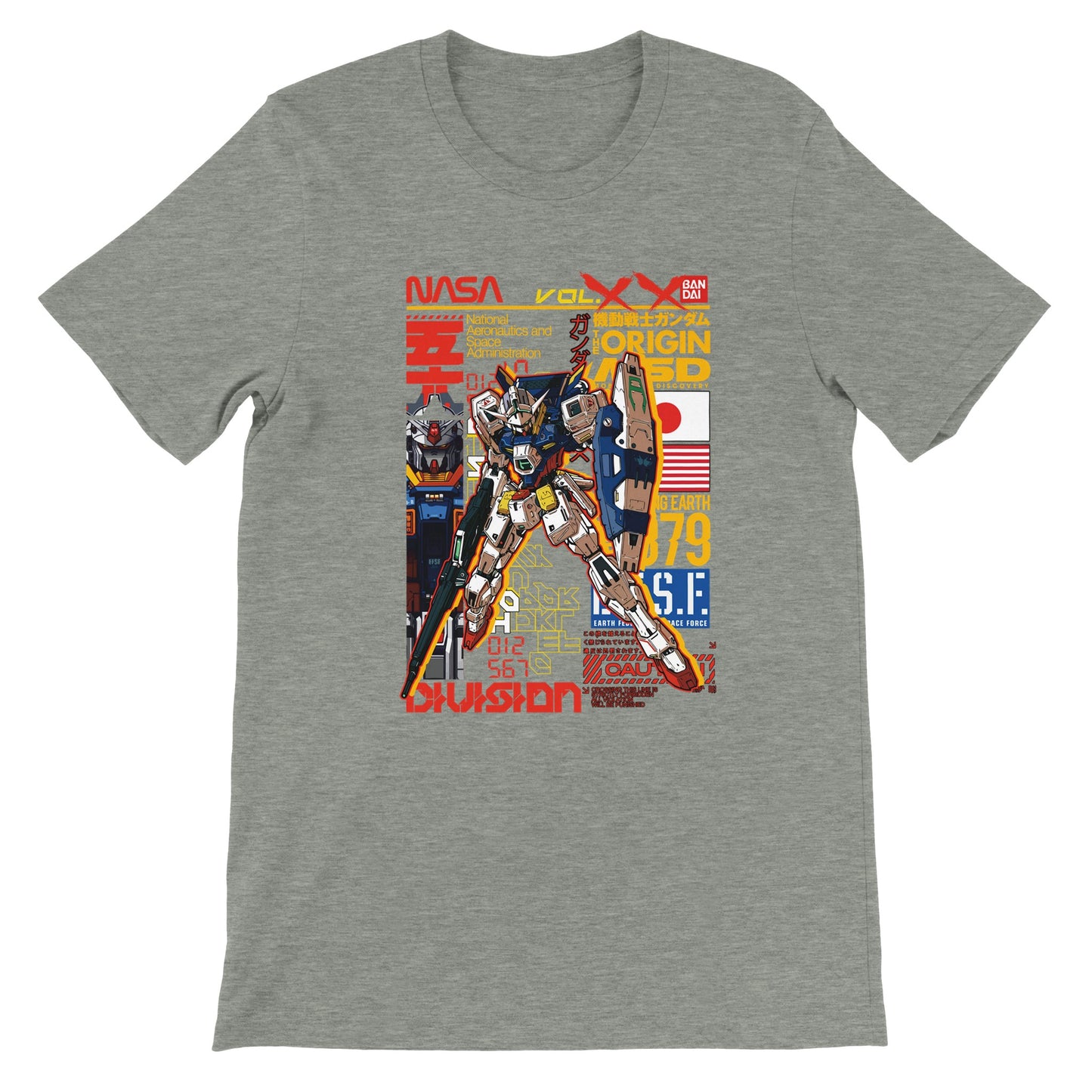 Gundam T-Shirt - Gundam Artwork Vol 2 - Premium Unisex T-Shirt 