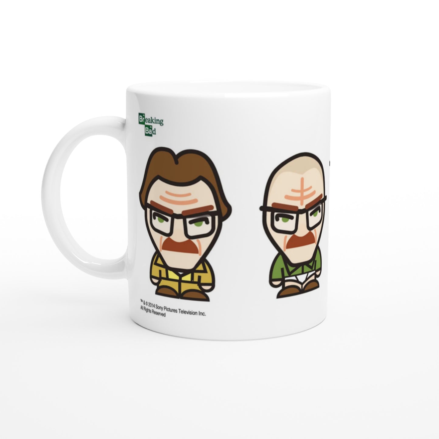 Offizielle Breaking Bad Tasse – Walter White Minions – 330 ml weiße Tasse