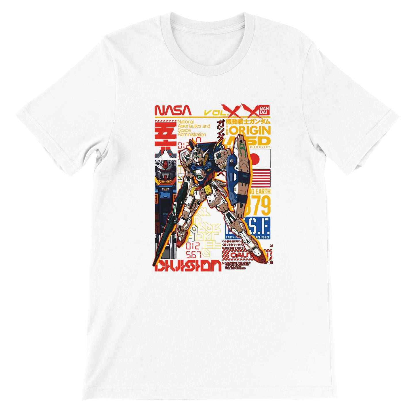 Gundam T-Shirt - Gundam Artwork Vol 2 - Premium Unisex T-Shirt 