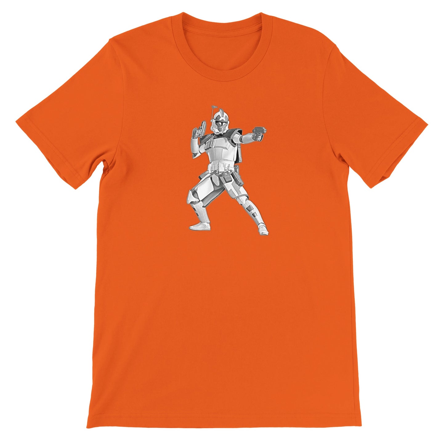 Artwork T-Shirt - Star Wars Stormtrooper Faded Drawing Premium Unisex T-Shirt 