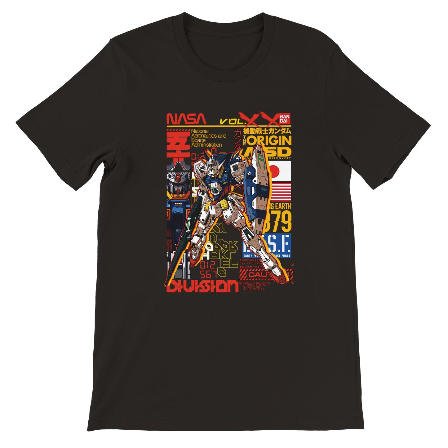 Gundam T-Shirt - Gundam Artwork Vol 2 - Premium Unisex T-Shirt 