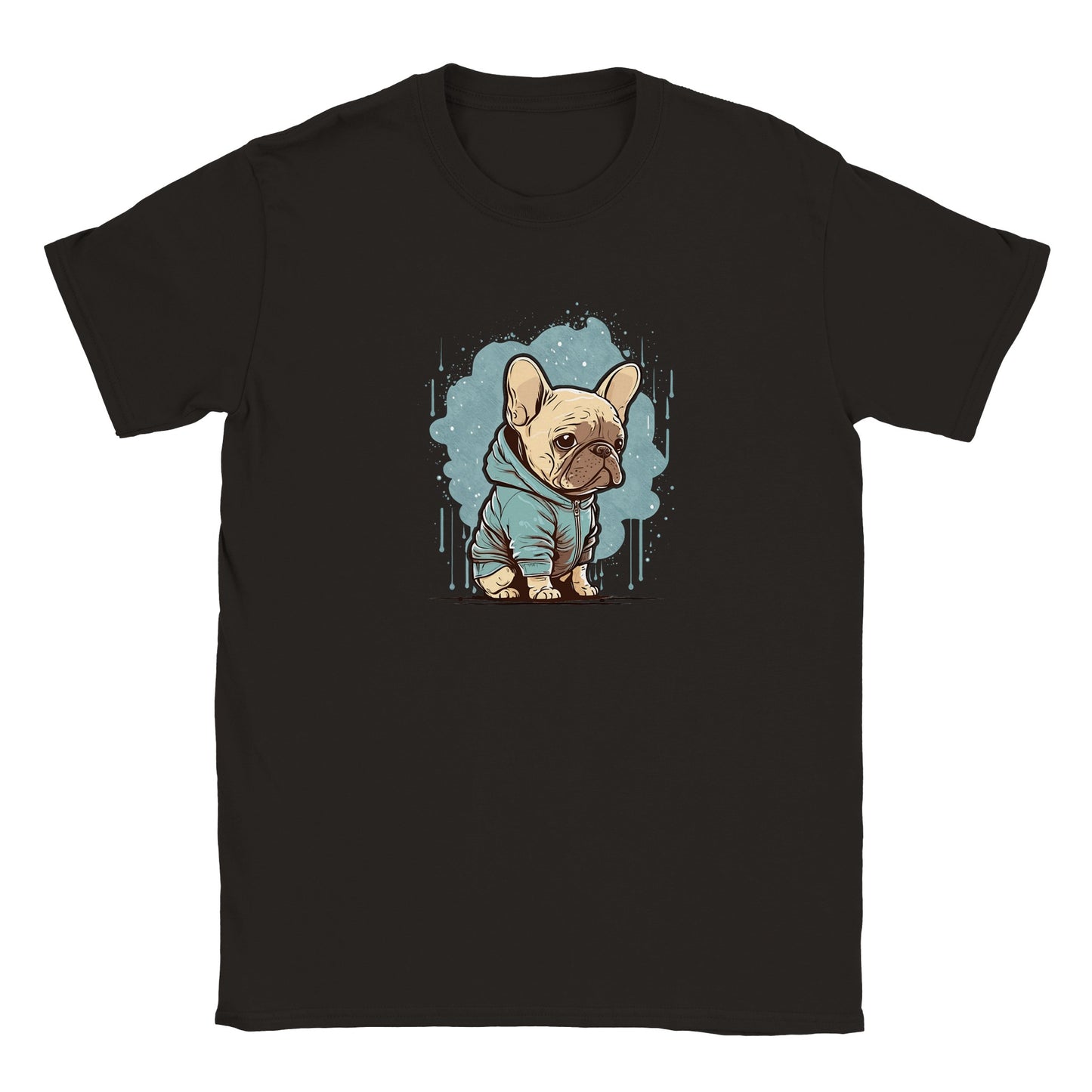 Kinder-T-Shirt – Light French Bulldog Light Hoodie Artwork – Klassisches Kinder-T-Shirt
