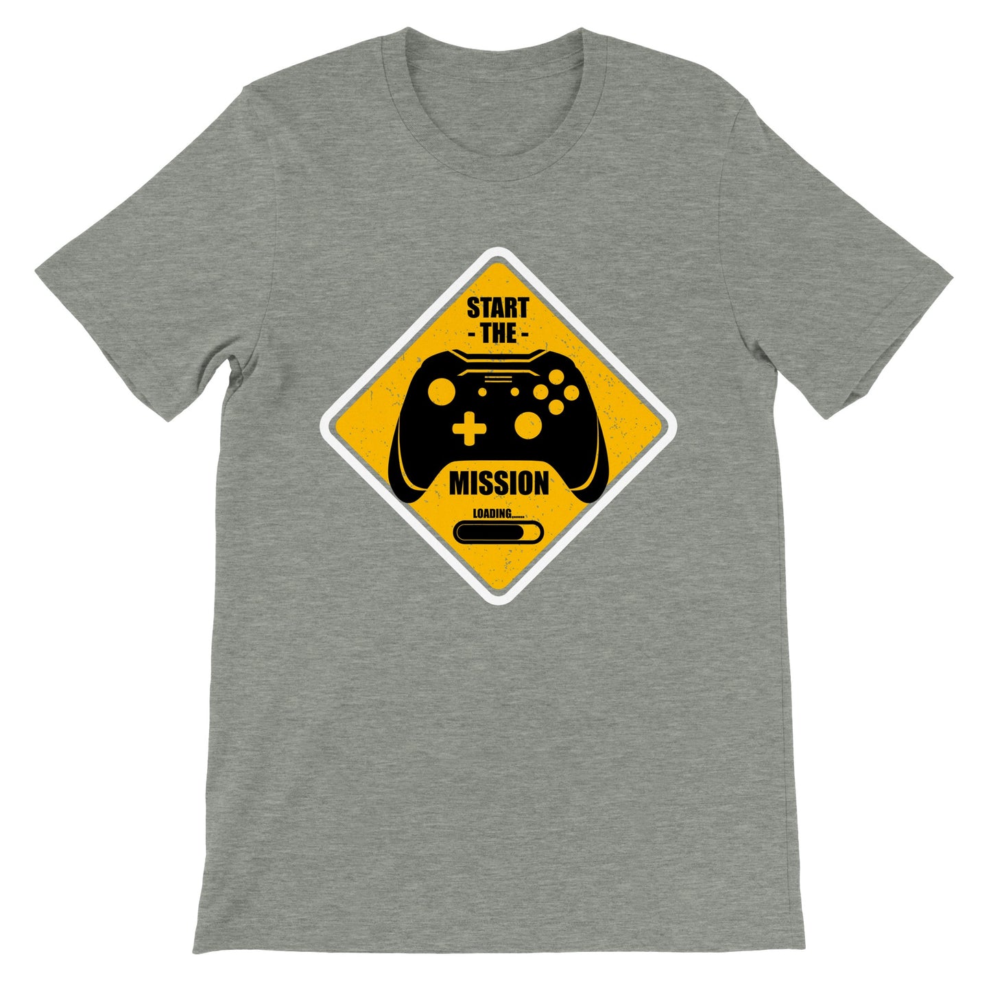 Gaming T-shirt - Start The Mission Loading - Premium Unisex T-shirt 