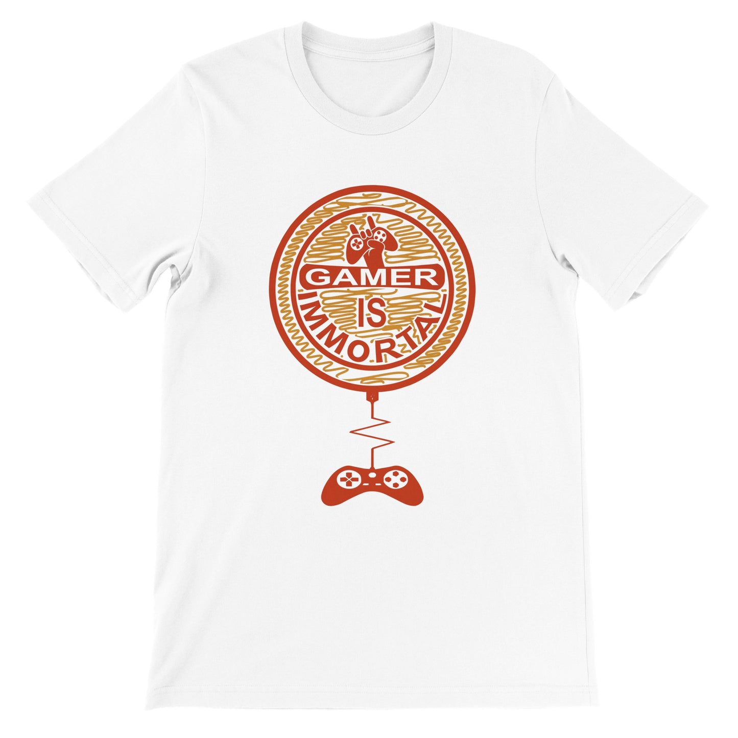 Gaming T-shirts - Gamer Is Immortal - Premium Unisex T-shirt