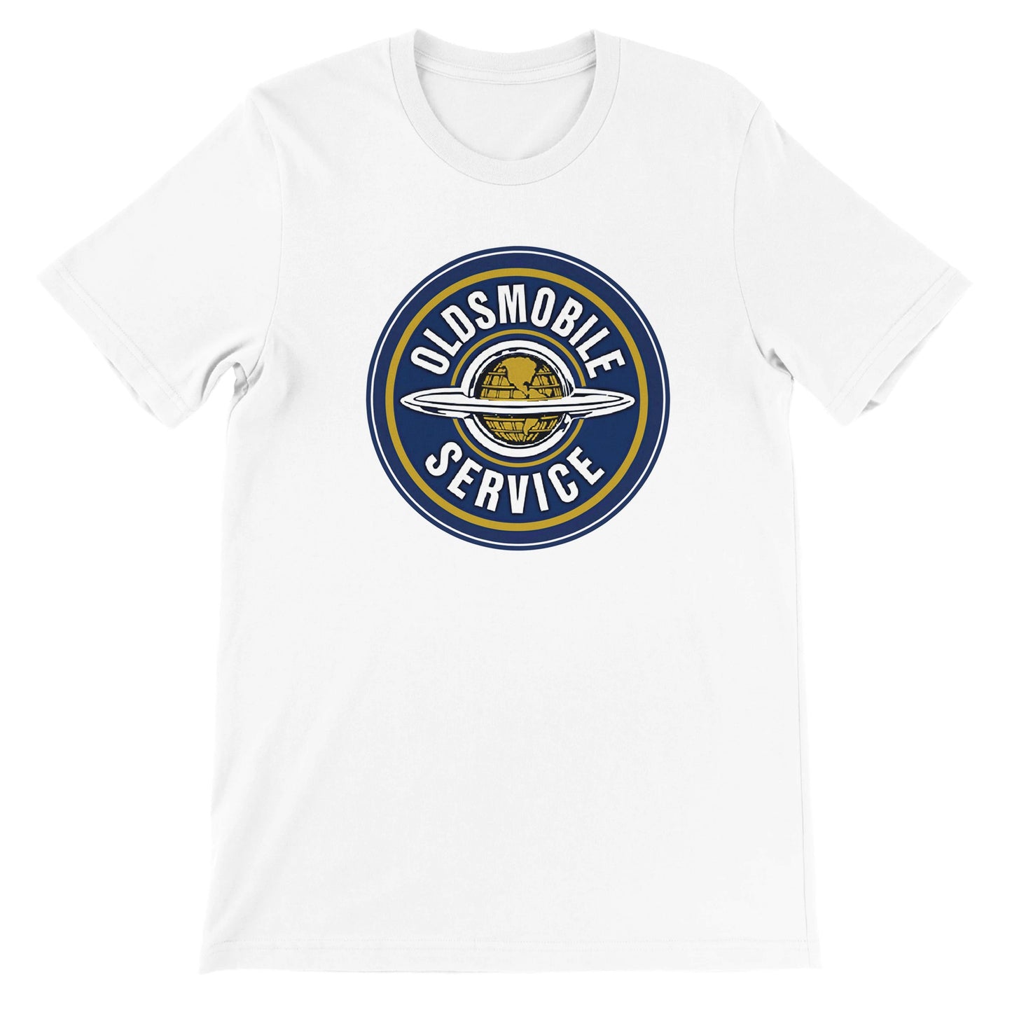 Auto-T-Shirt – Vintage verzerrtes Oldsmobile Service – Premium Unisex T-Shirt