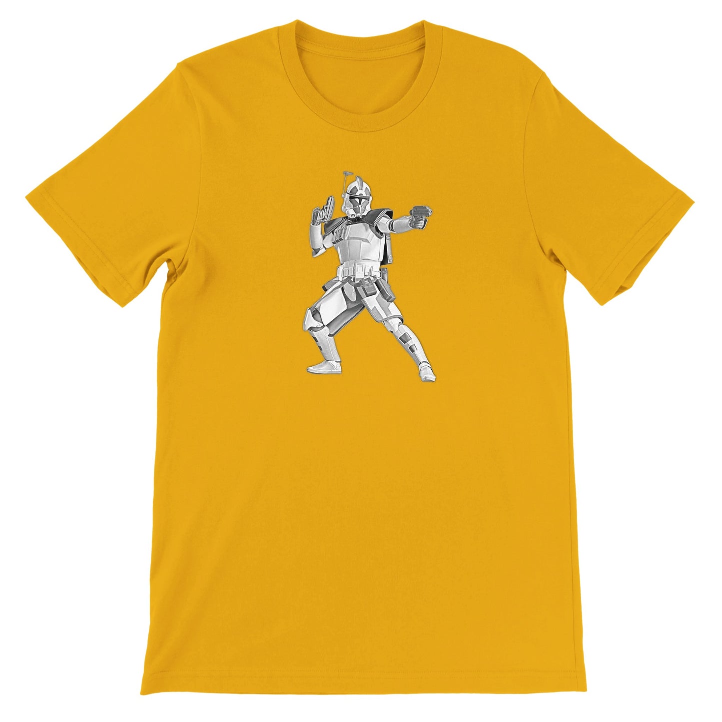 Artwork T-Shirt - Star Wars Stormtrooper Faded Drawing Premium Unisex T-Shirt 