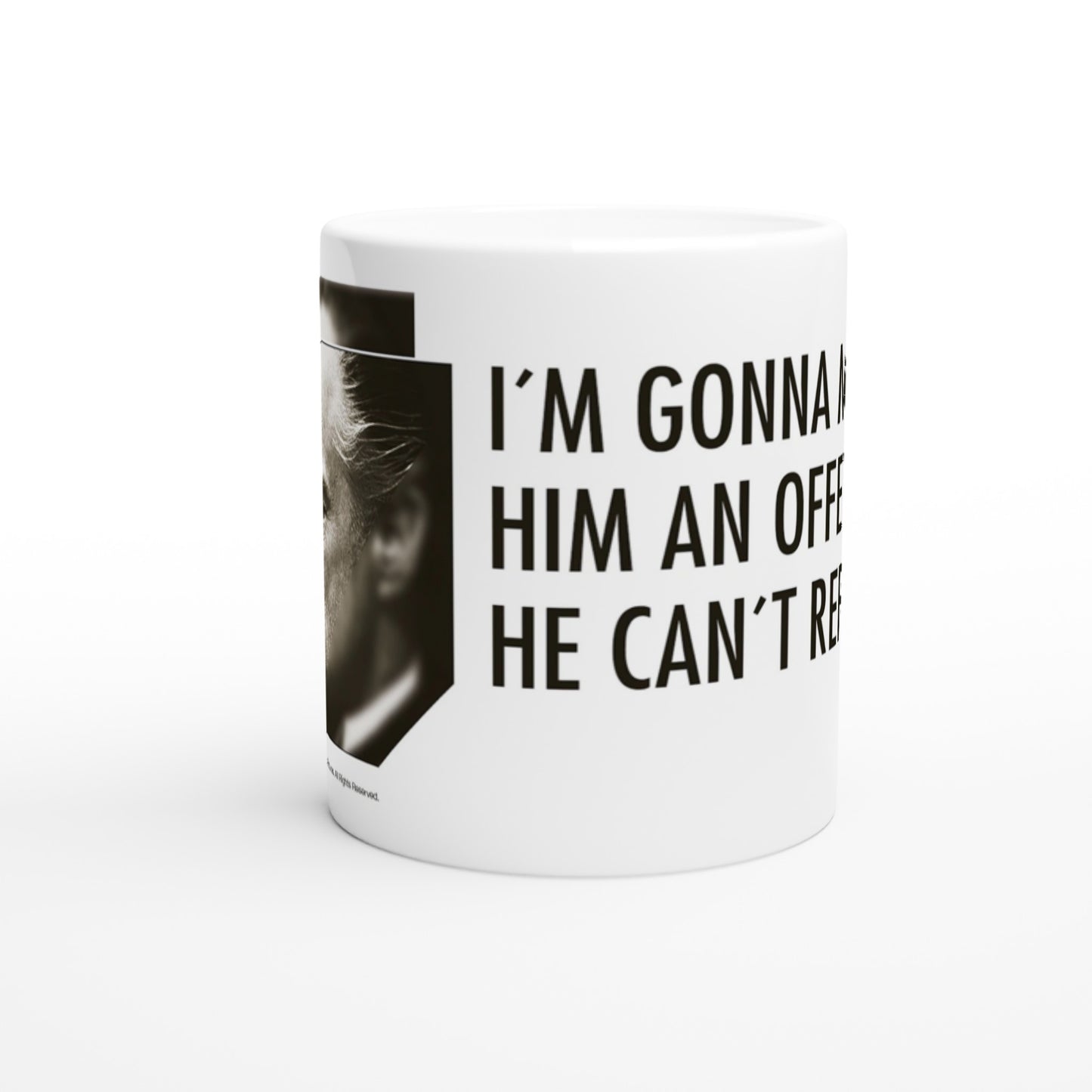 Official The Godfather Mug - Im Gonna Give Him An Offer He Cant Refuse - 330ml White Mug