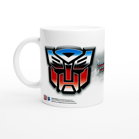 Offizielle Transformers-Tasse – Autobots – 330 ml, weiße Tasse