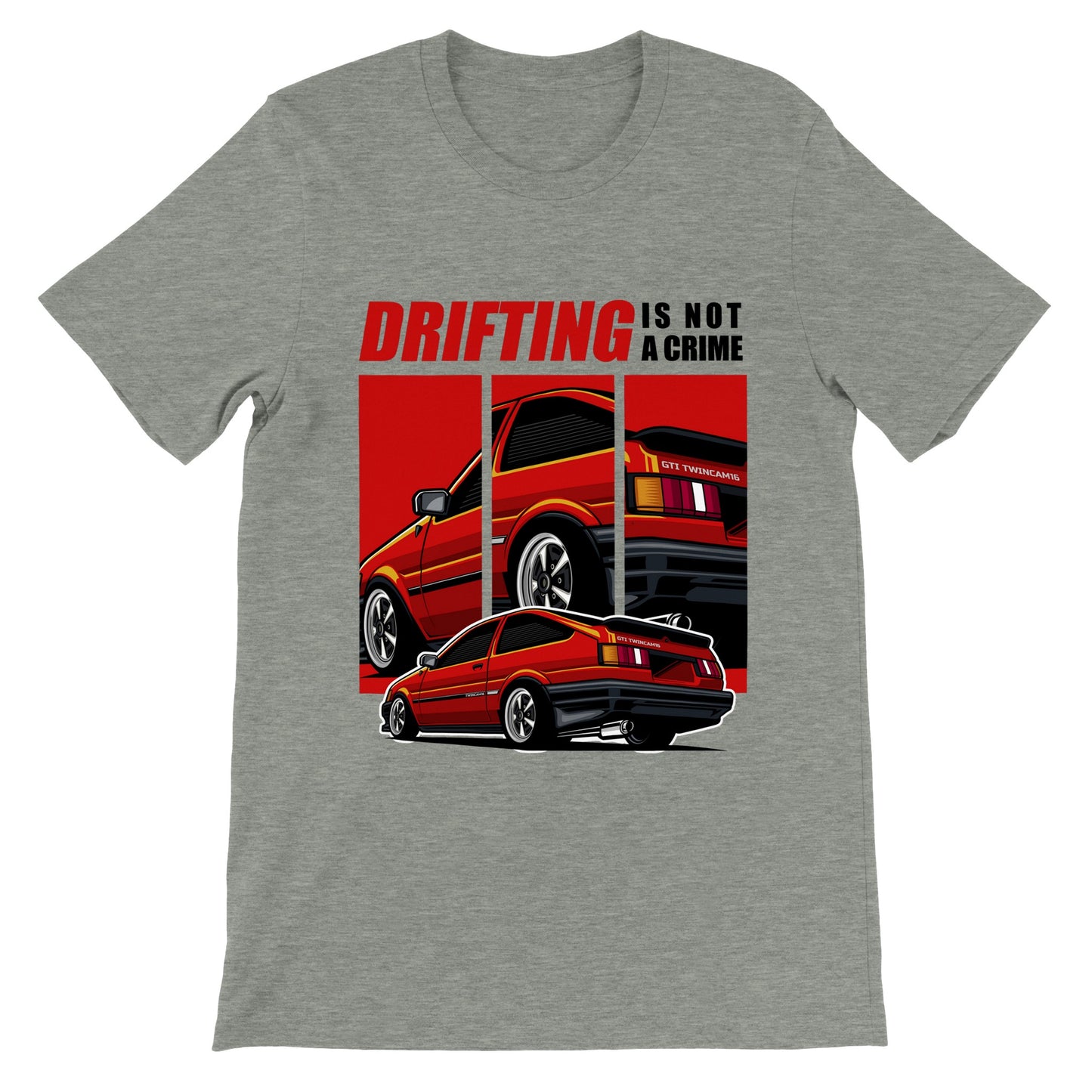 Auto-T-Shirt – Supra The Japanese Drift King Artwork – Premium Unisex T-Shirt 