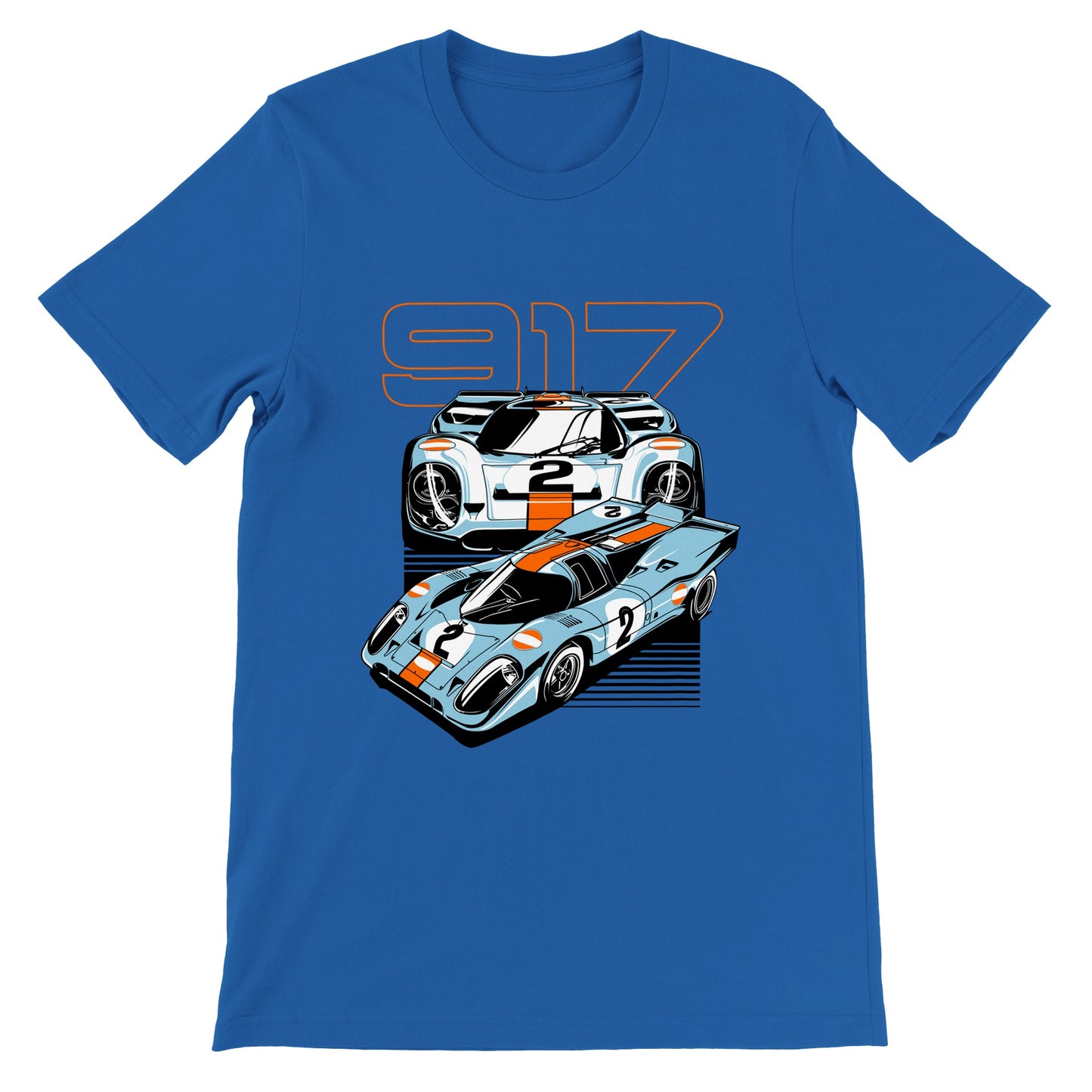 Car T-shirt - The Super Car 917 - Artwork - Premium Unisex T-shirt 