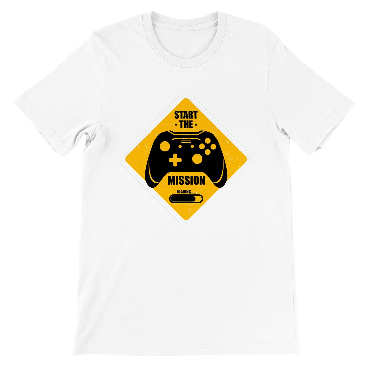 Gaming T-shirt - Start The Mission Loading - Premium Unisex T-shirt