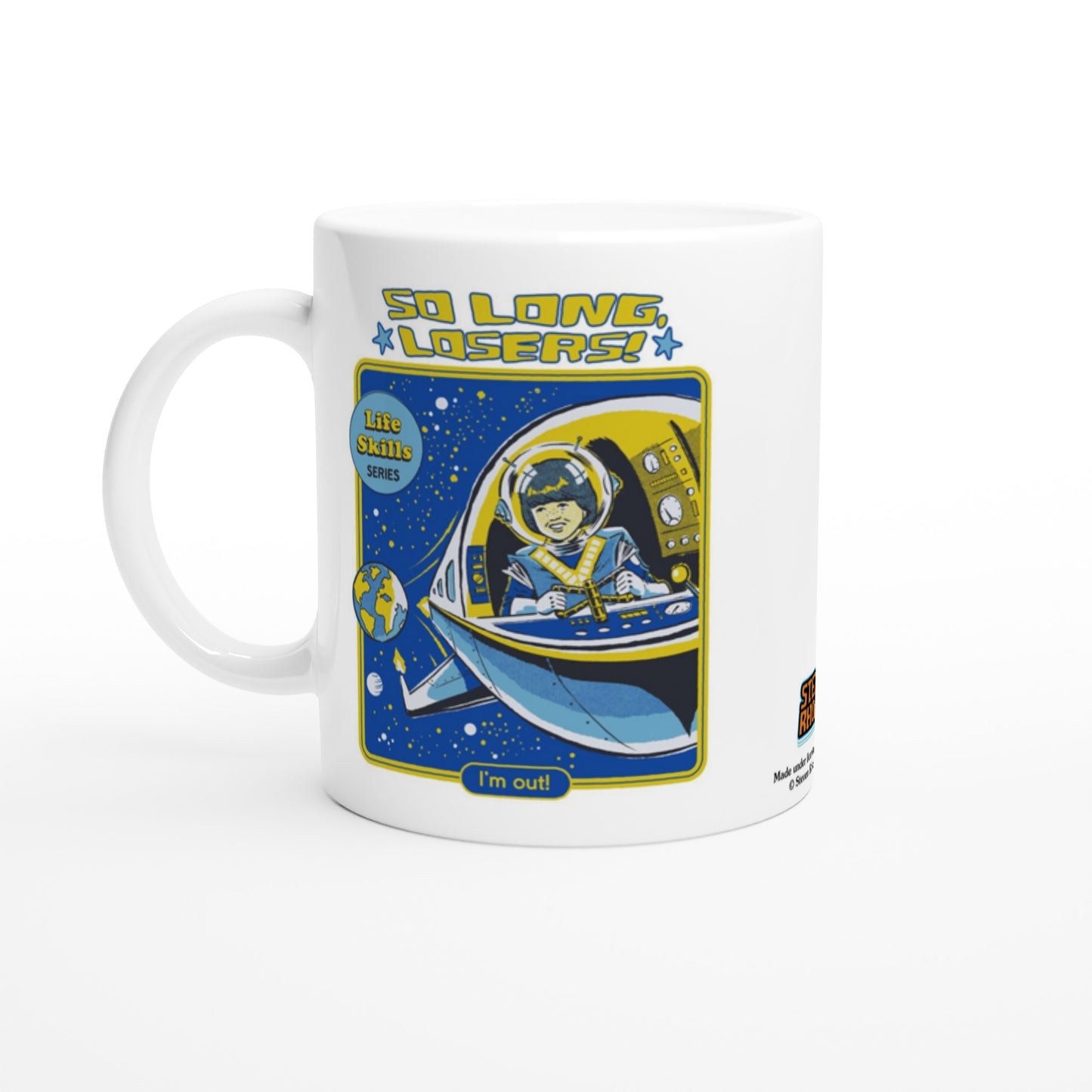 Official Steven Rhodes Mug - So Long Losers! - 330ml White Mug