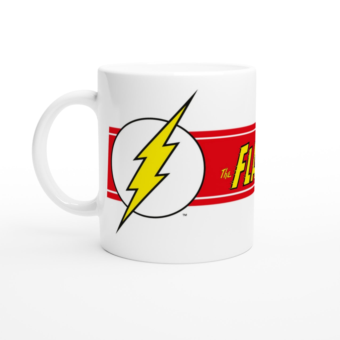 Officielt DC Comics Krus - The Flash - 330ml Hvidt Krus