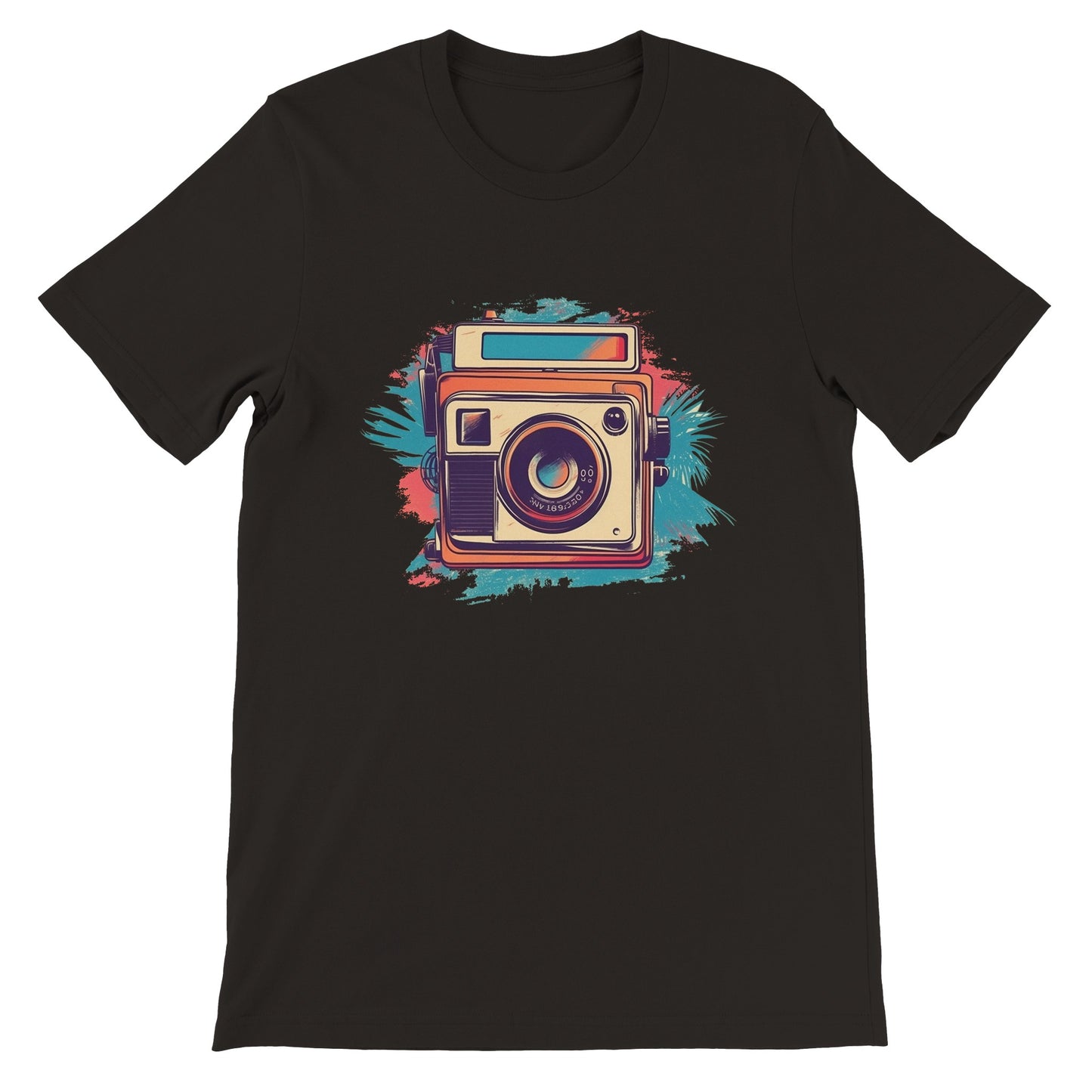 Artwork T-shirt - Polaroid Camera Vintage Artwork Number 1 - Premium Unisex T-shirt