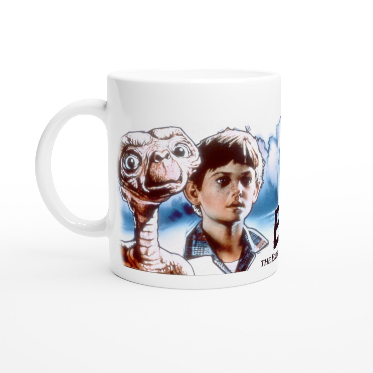 Offizielle ET – The Extra-Terrestrial Tasse – gegossenes Logo – 330 ml weiße Tasse