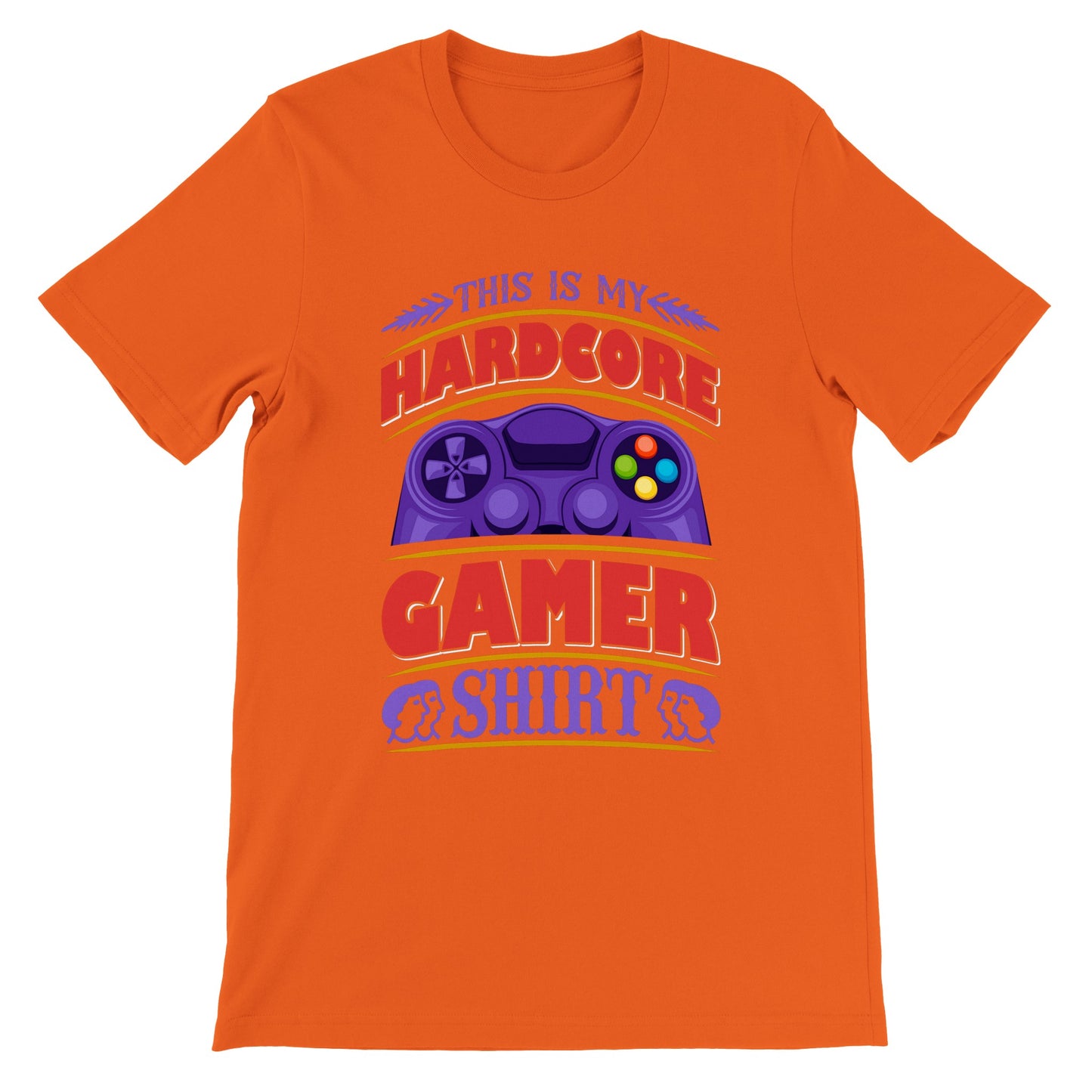 Gaming-T-Shirts – This Is My Hardcore Gamer Shirt – Premium Unisex T-Shirt 