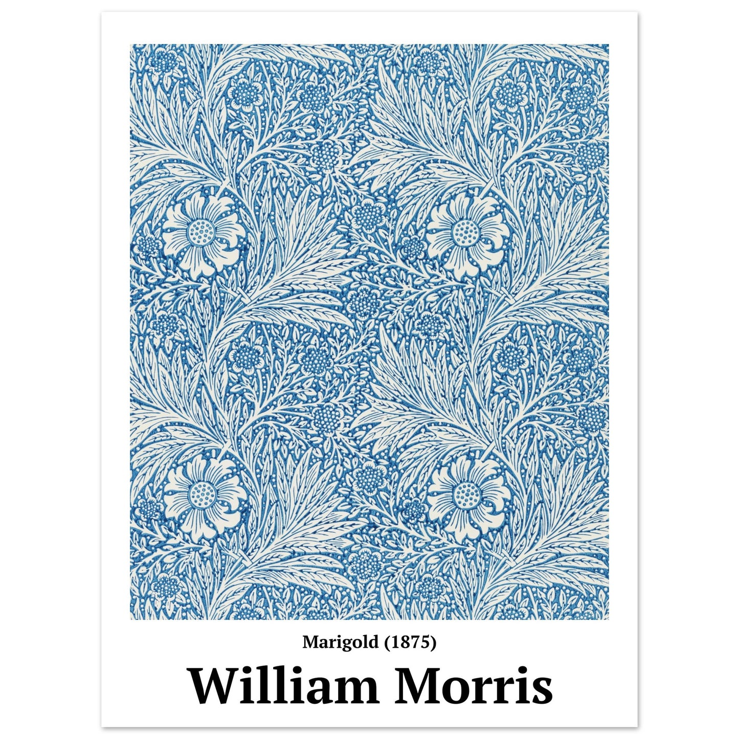 Poster - Marigold pattern (1875) William Morris - Premium Matte Poster Paper 