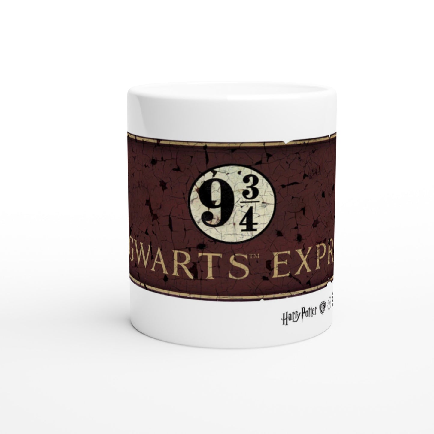 Officielt Harry Potter Krus - Hogwarts Express 9 3/4 - 330ml Hvidt Krus