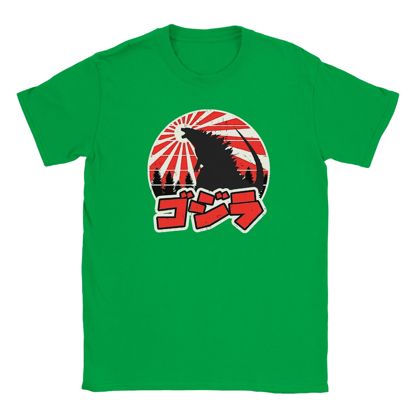 Film T-shirt - Gojira - Godzilla Japan Artwork - Klassisk Børne T-shirt